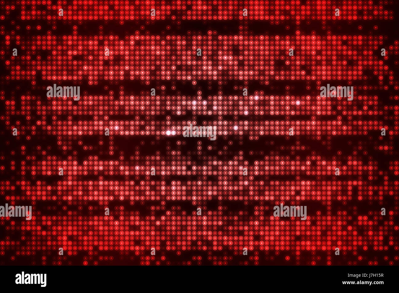 L'effet de mur vidéo Banque D'Images