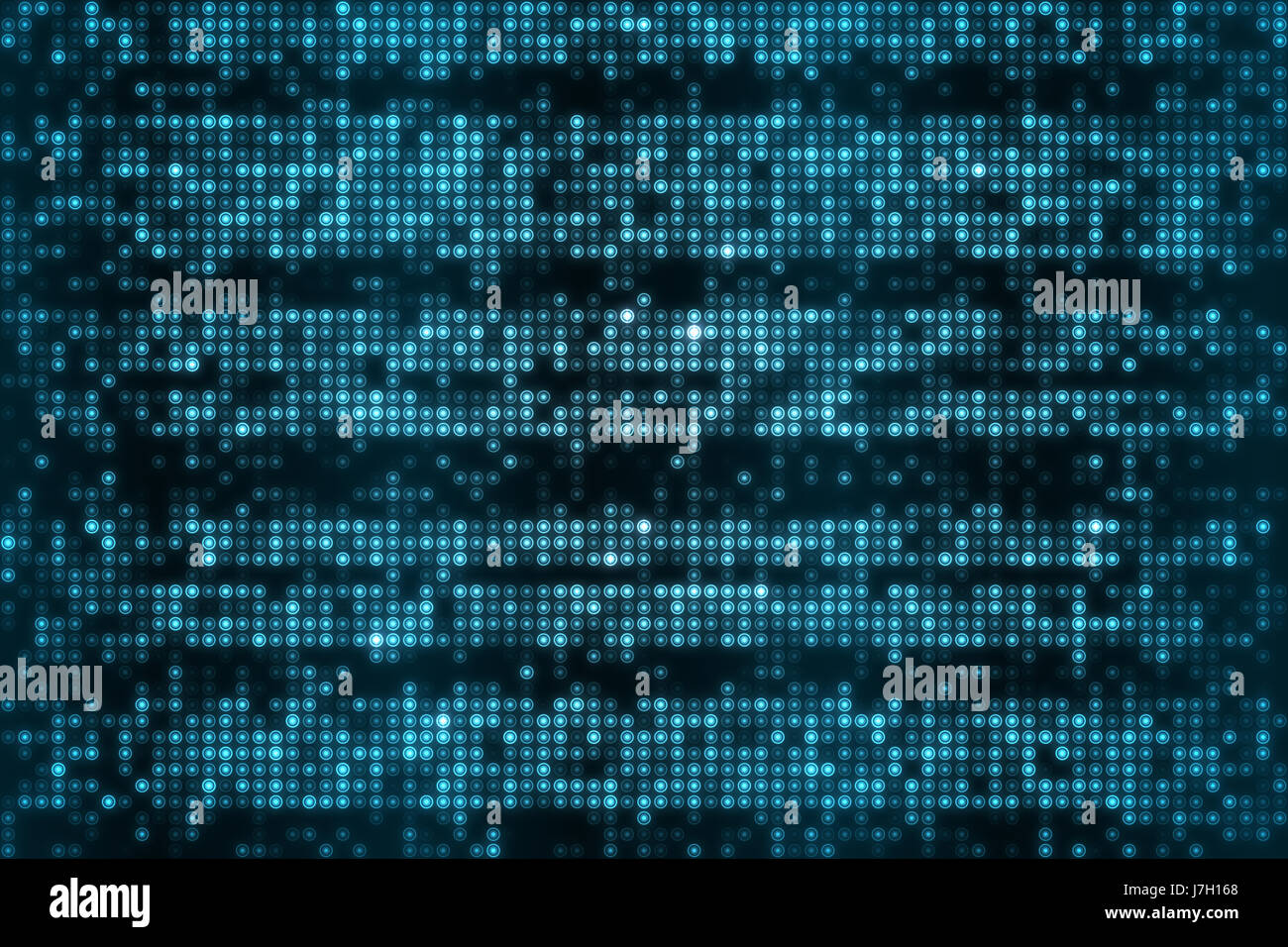 L'effet de mur vidéo Banque D'Images