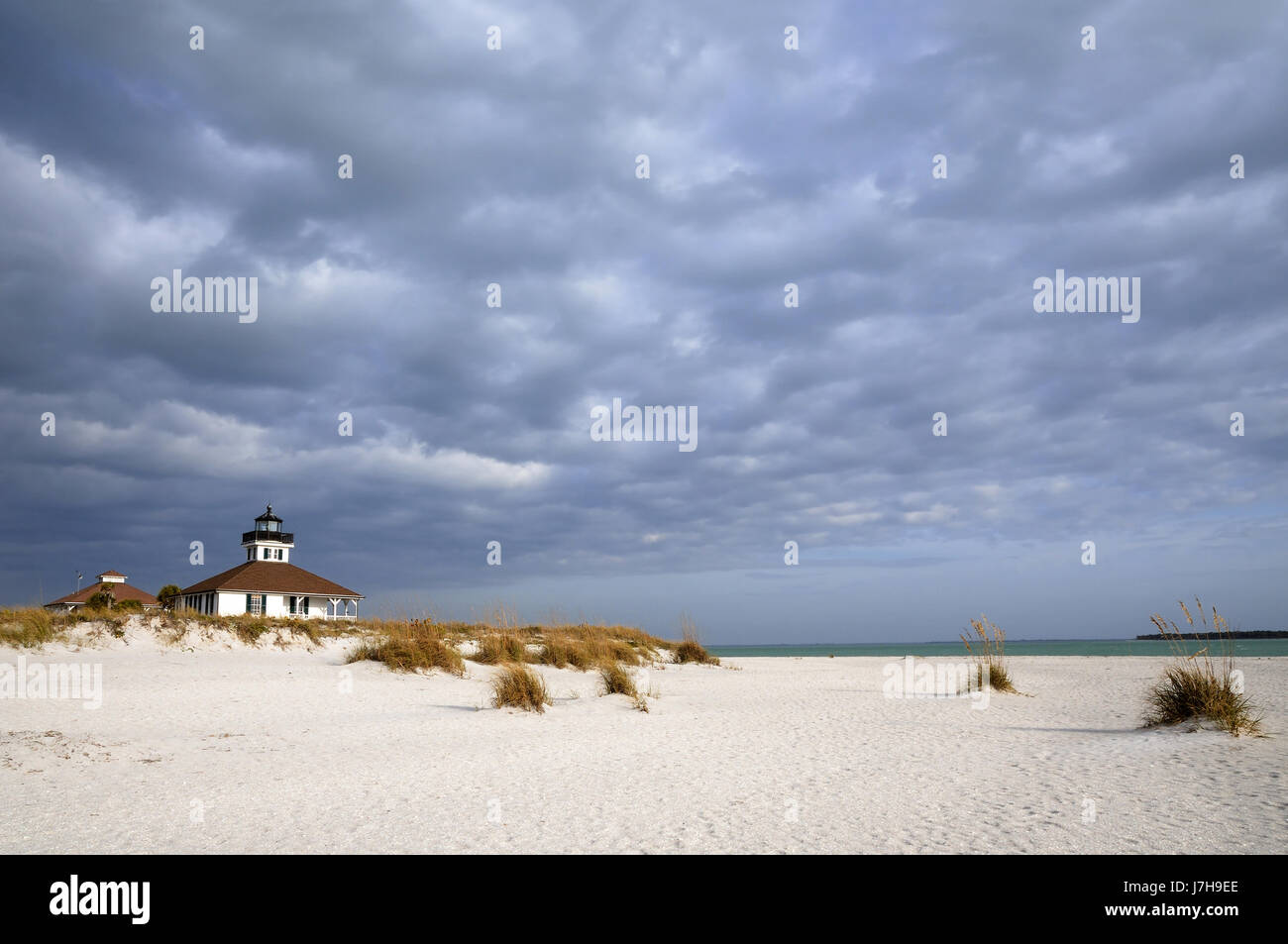 Le phare de port boca grande,gasparilla islande Banque D'Images