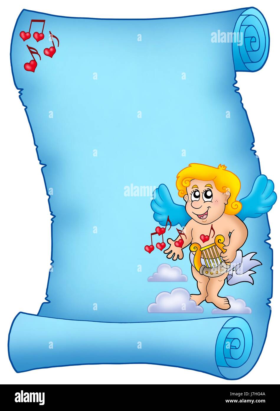 Remarque jour pendant la journée lettre page bookpage valentine défilement feuille de papier Banque D'Images