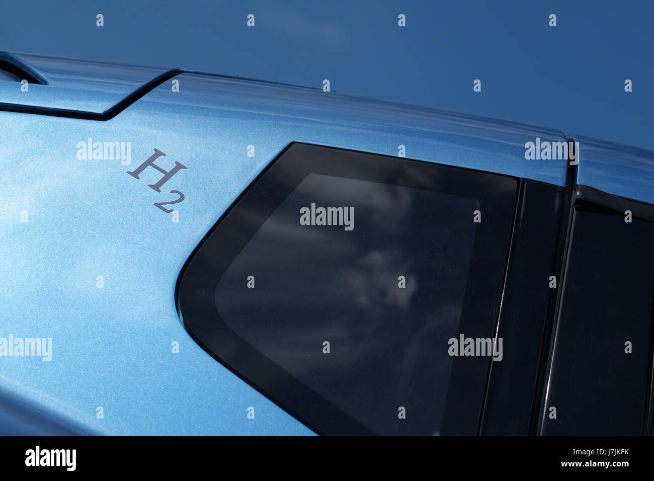 Rasa la voiture à hydrogène construit par Riversimple au Pays de Galles, Royaume-Uni Banque D'Images