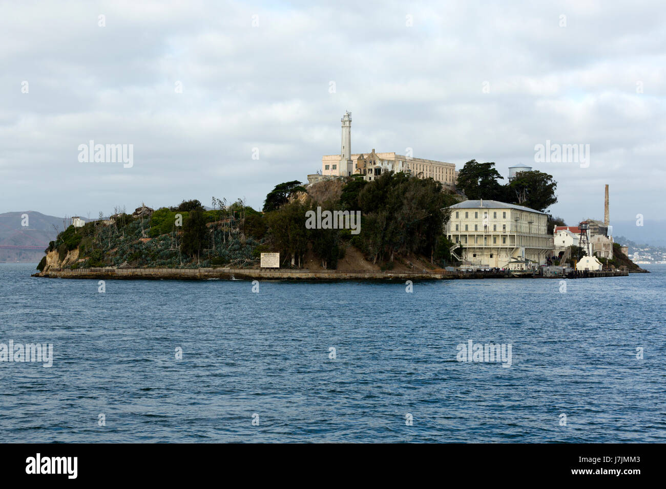L'île-prison d'Alcatraz, San Francisco, Banque D'Images