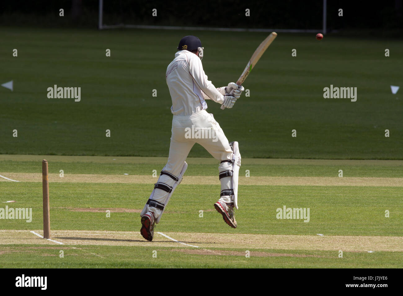 Le sport universitaire, UK - men's cricket Banque D'Images