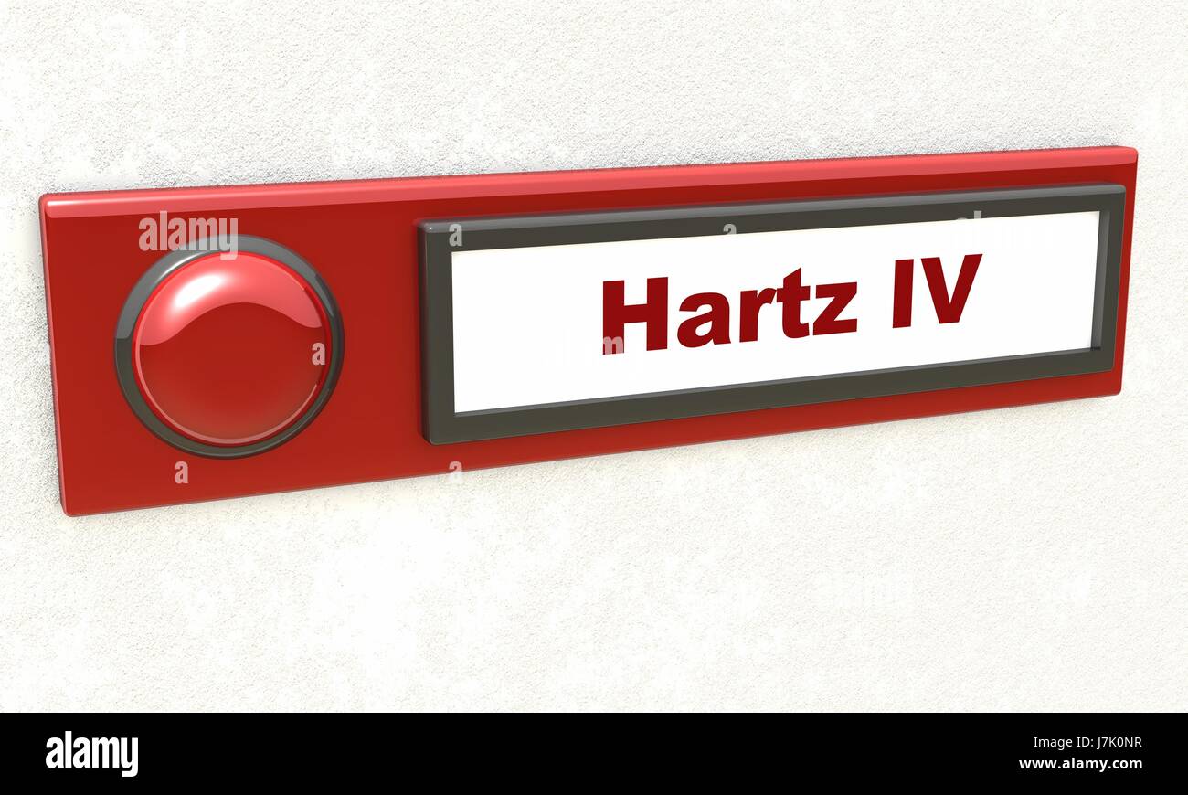 Concept de Bell - hartz iv Banque D'Images