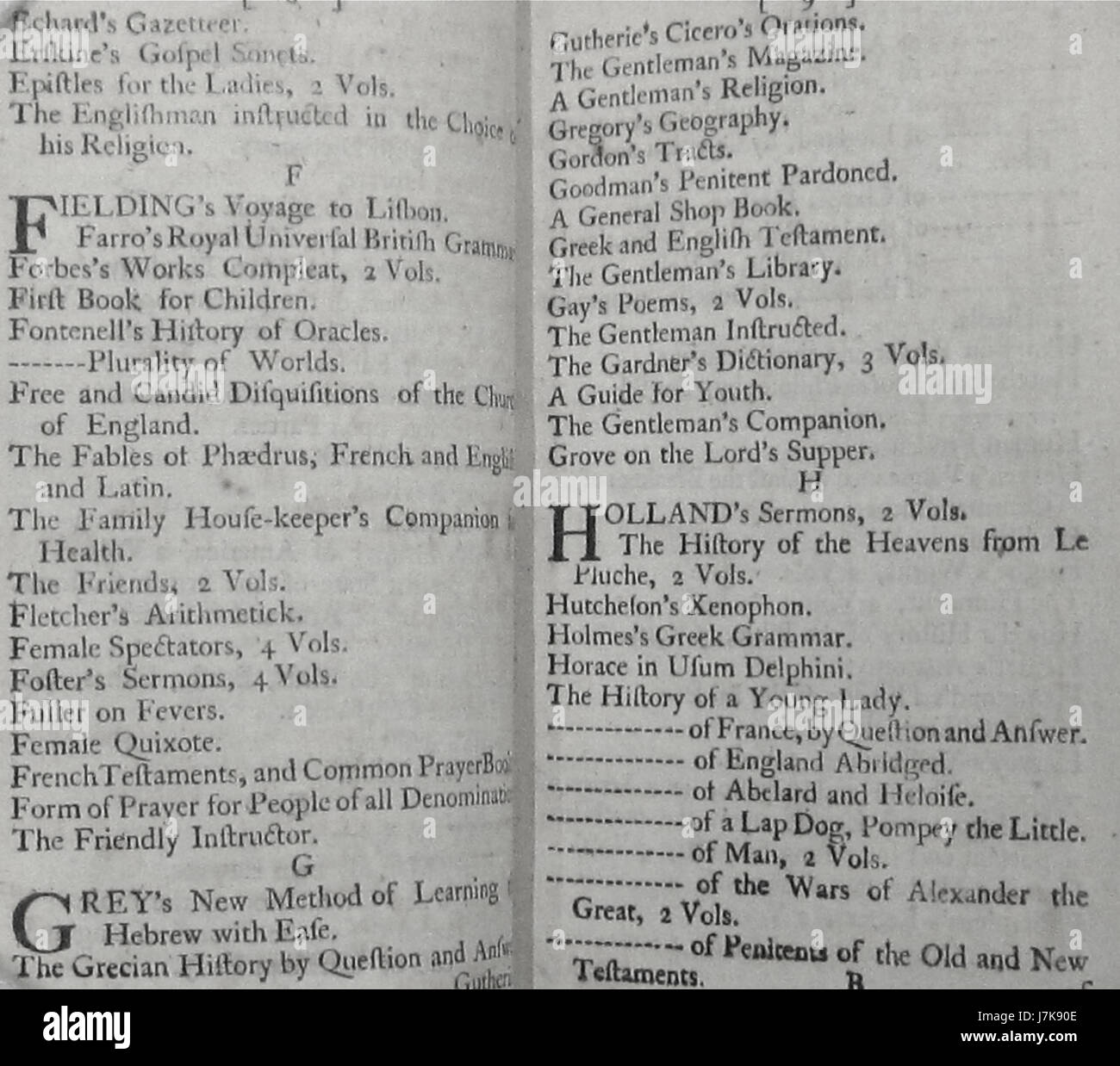 1755 GarratNoel BostonPublicLibrary p8 NY Banque D'Images