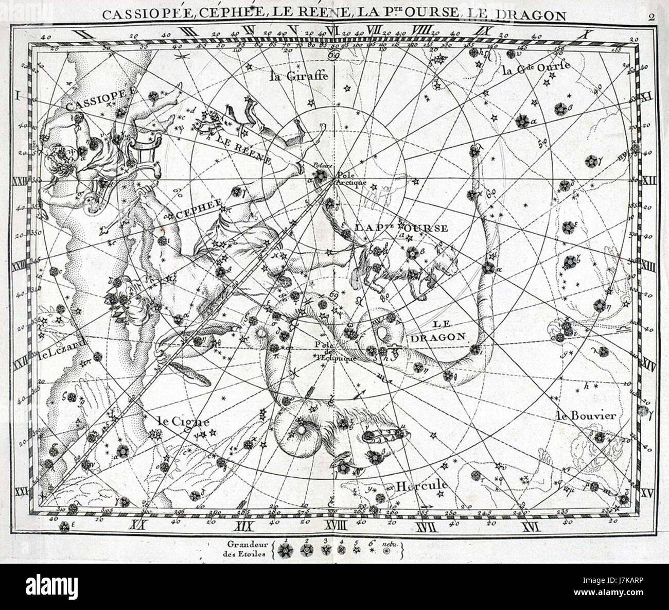 'Atlas Coelestis' est un atlas céleste qui présente des cartes détaillées et des diagrammes du ciel nocturne, aidant à tracer les positions des étoiles et des constellations. C'est un travail important pour les études astronomiques. Banque D'Images