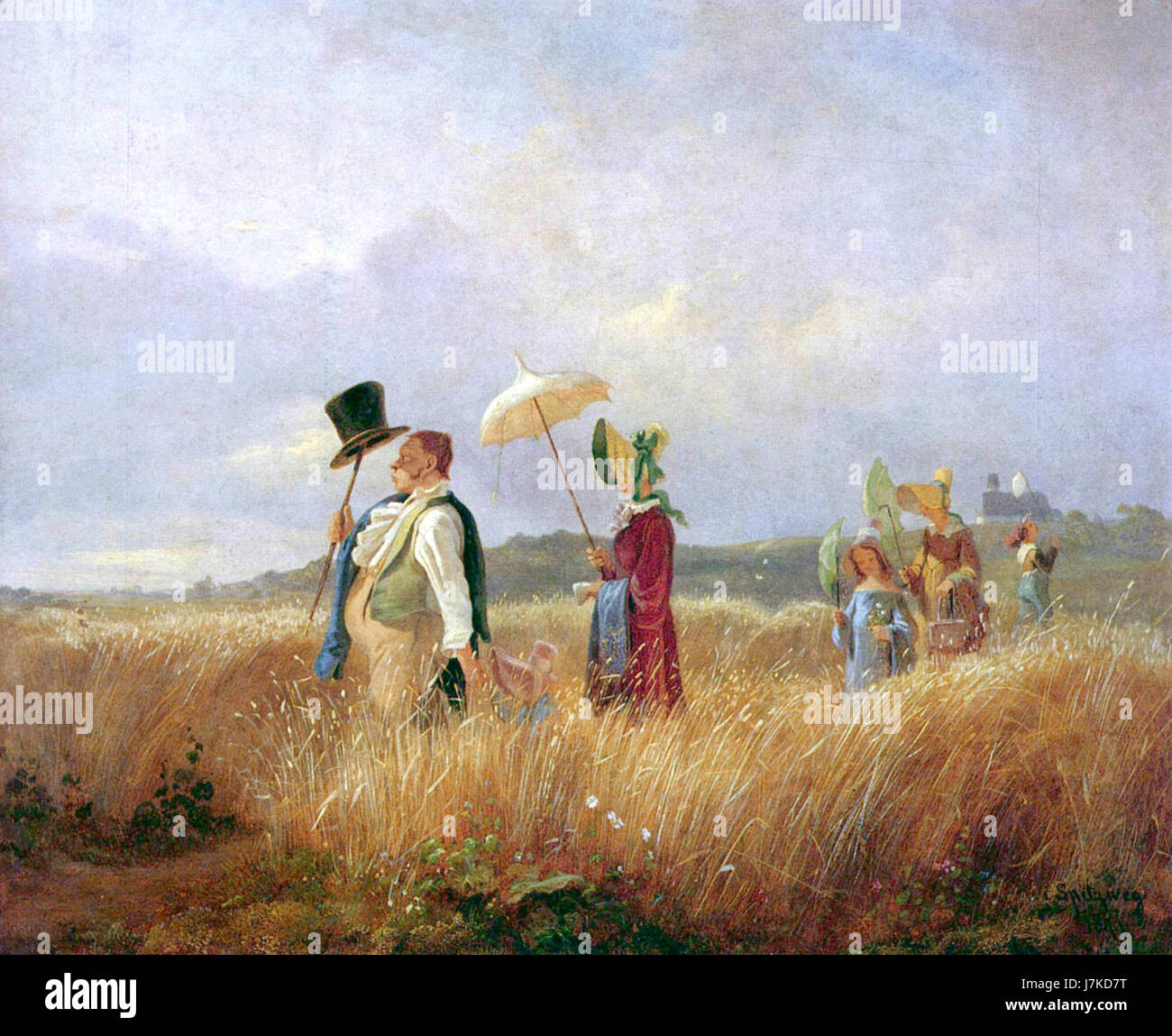 Carl Spitzweg 036 Banque D'Images