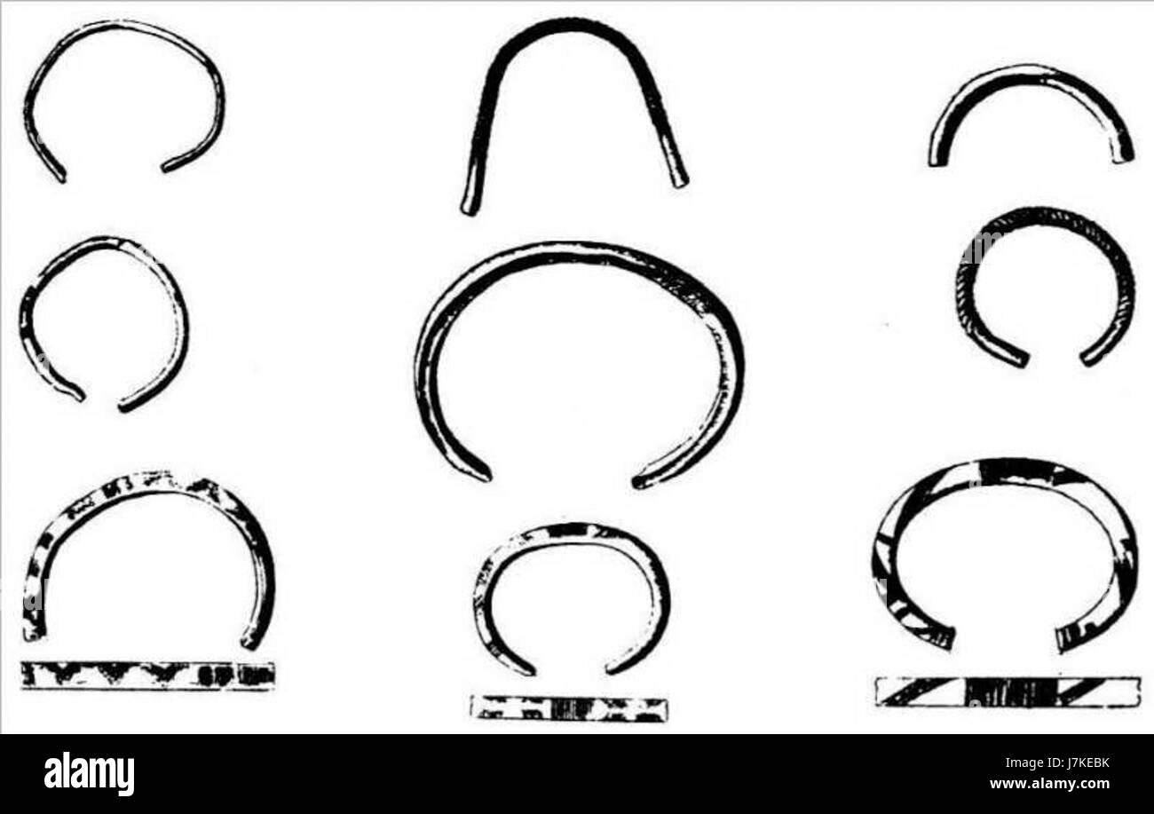 D'autres bracelets de Spalnaca Dacia Banque D'Images