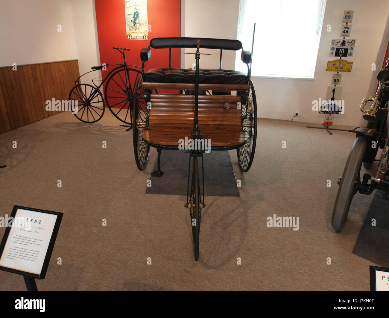 1886 Benz 1hp, 1660cc, 16kmh p1 Banque D'Images