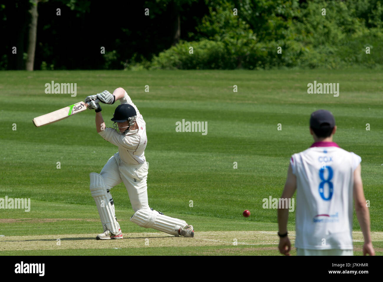 Le sport universitaire, UK - men's cricket Banque D'Images