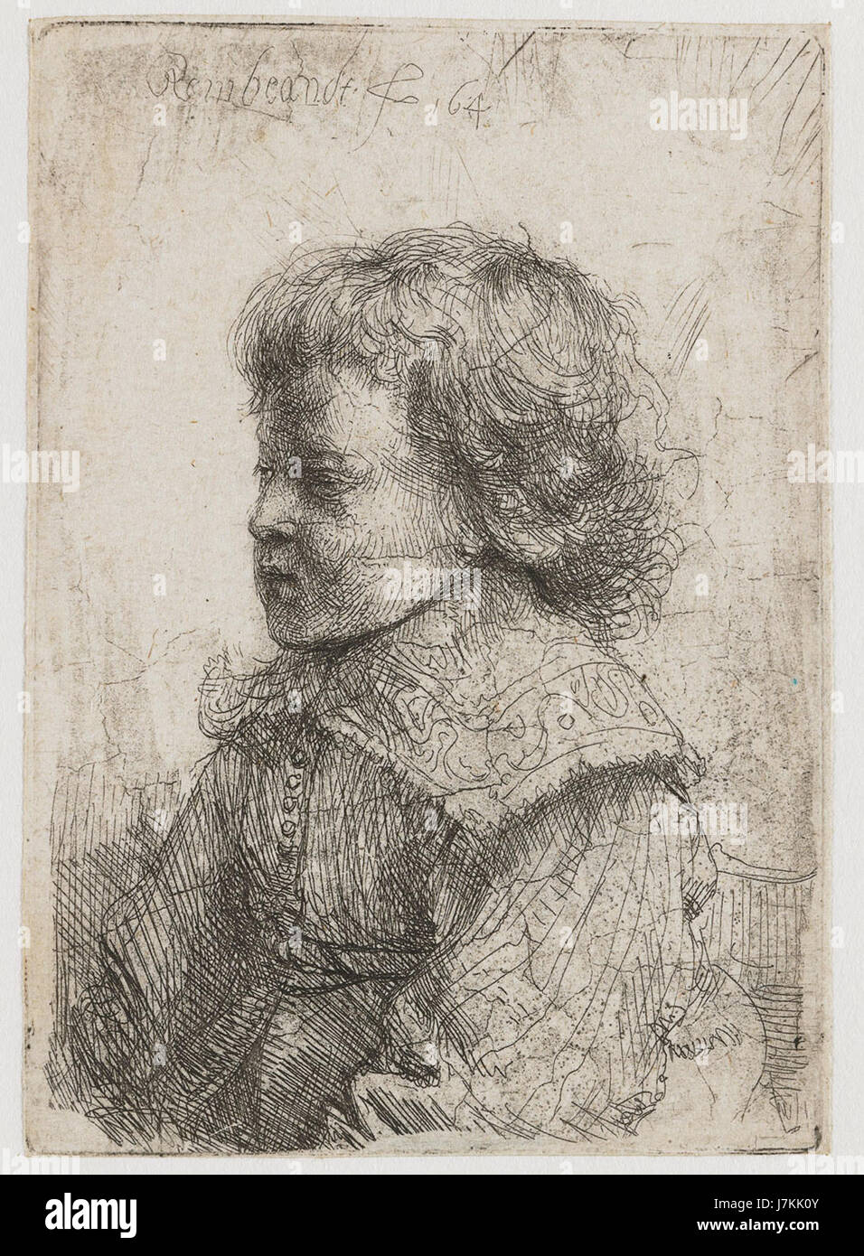 B310 fait référence à une œuvre spécifique du célèbre artiste néerlandais Rembrandt. L'art de Rembrandt est célébré pour sa maîtrise de la lumière, de l'ombre et de la profondeur émotionnelle dans les portraits et la peinture d'histoire. Banque D'Images
