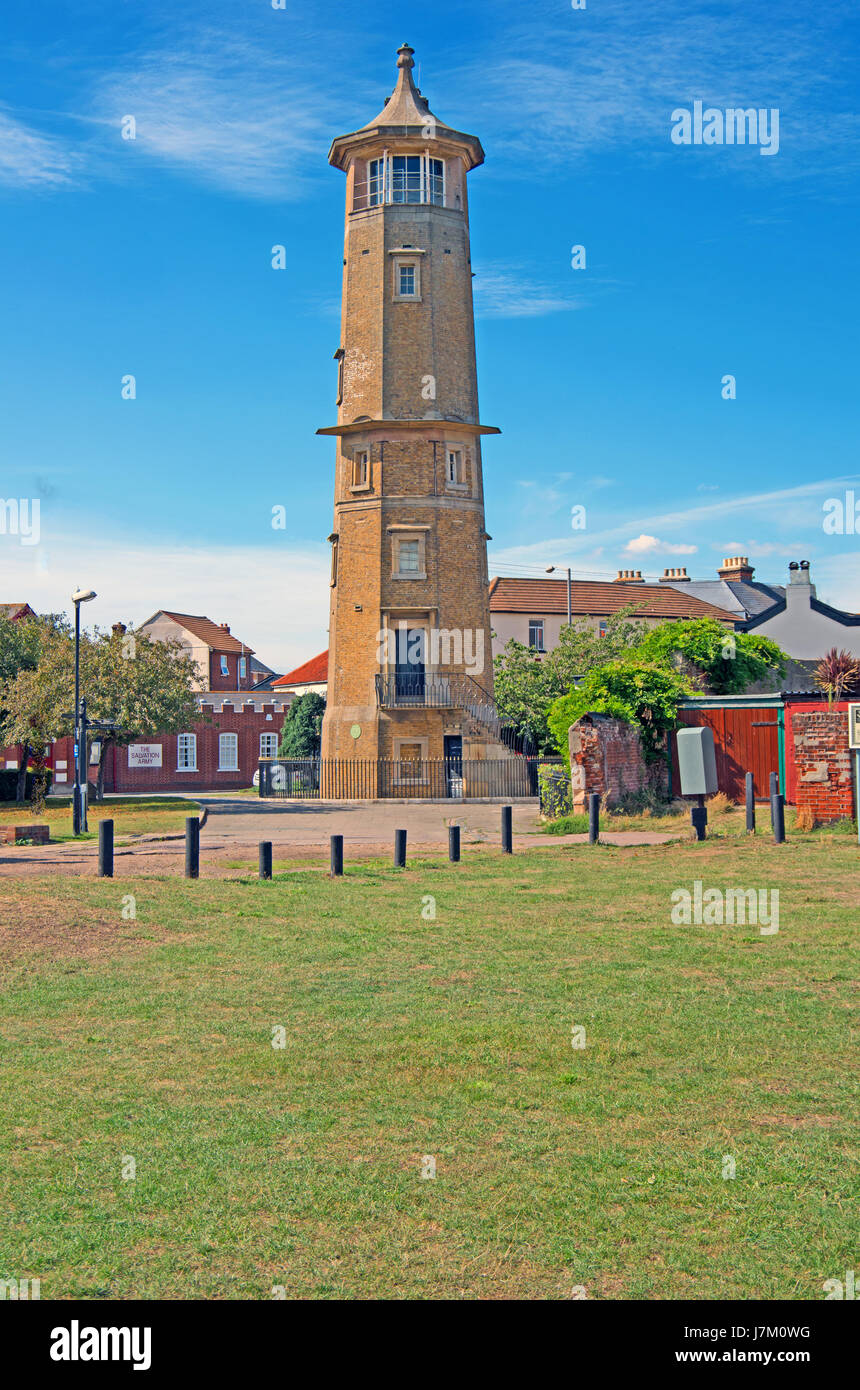 Harwich, Essex, phare de Haut Banque D'Images