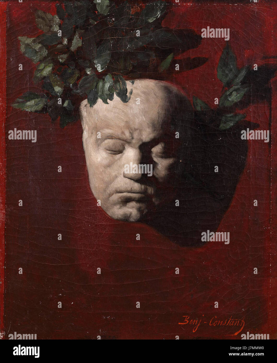 Benjamin Constant Masque de Beethoven (201111) Banque D'Images