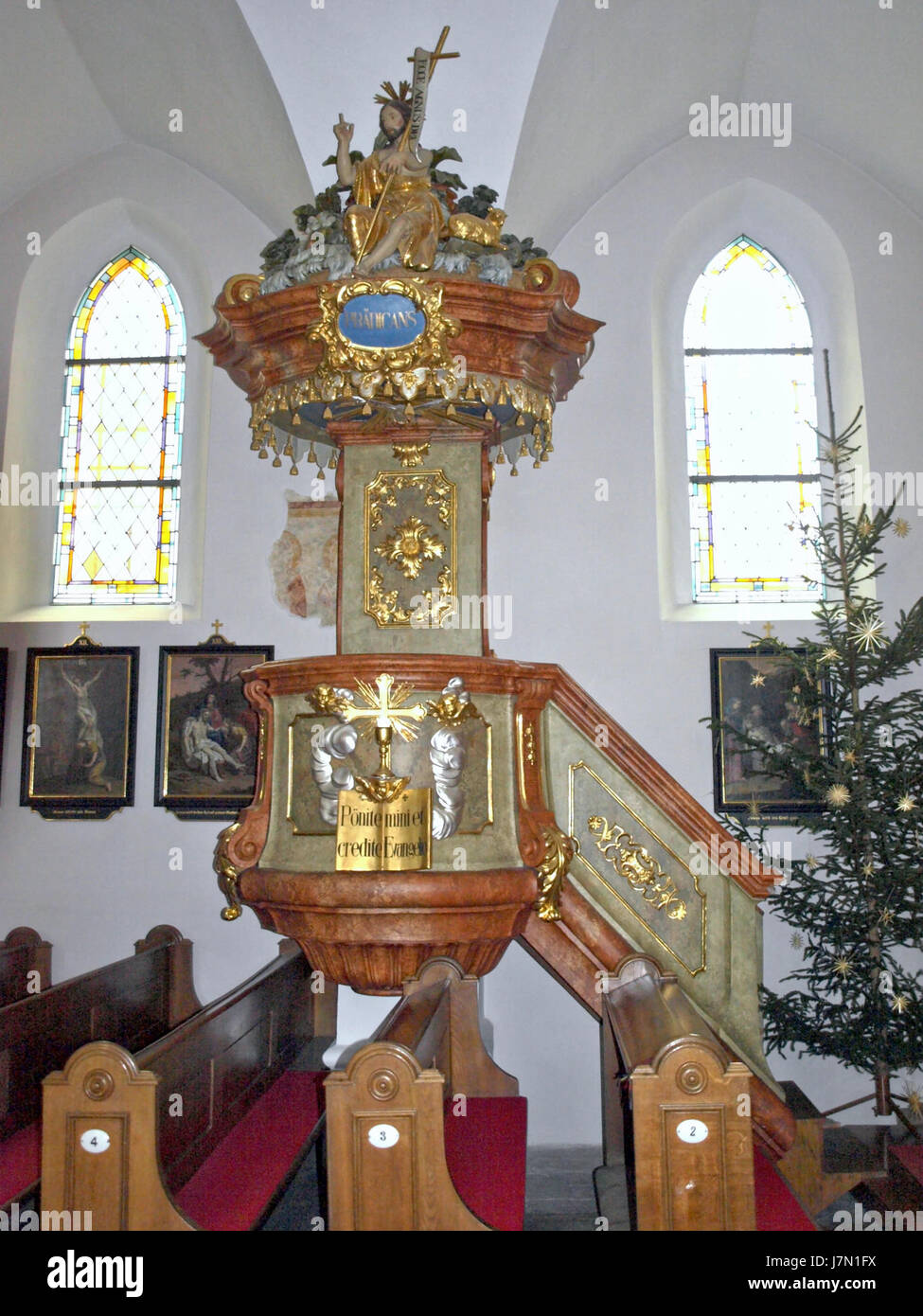 2012.12.26 04 Gerersdorf Kirche Banque D'Images 2012.12.26 04 Gerersdorf Kirche Banque D'Images