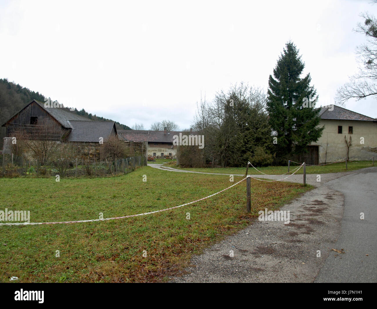 2012.12.26 Wilhelmsburg Kreisbach 04 Gutshof Banque D'Images 2012.12.26 Wilhelmsburg Kreisbach 04 Gutshof Banque D'Images