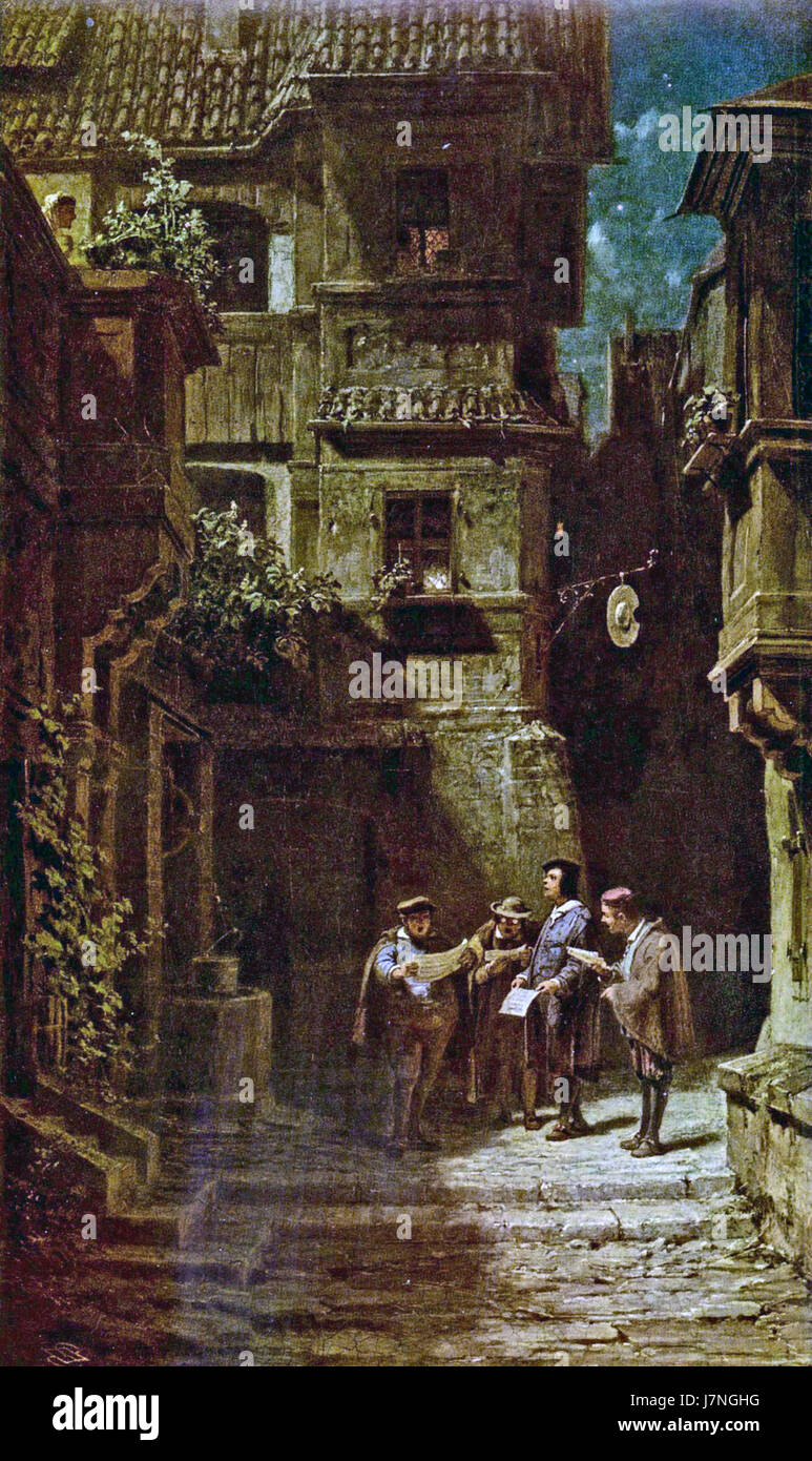 Carl Spitzweg 012 Banque D'Images