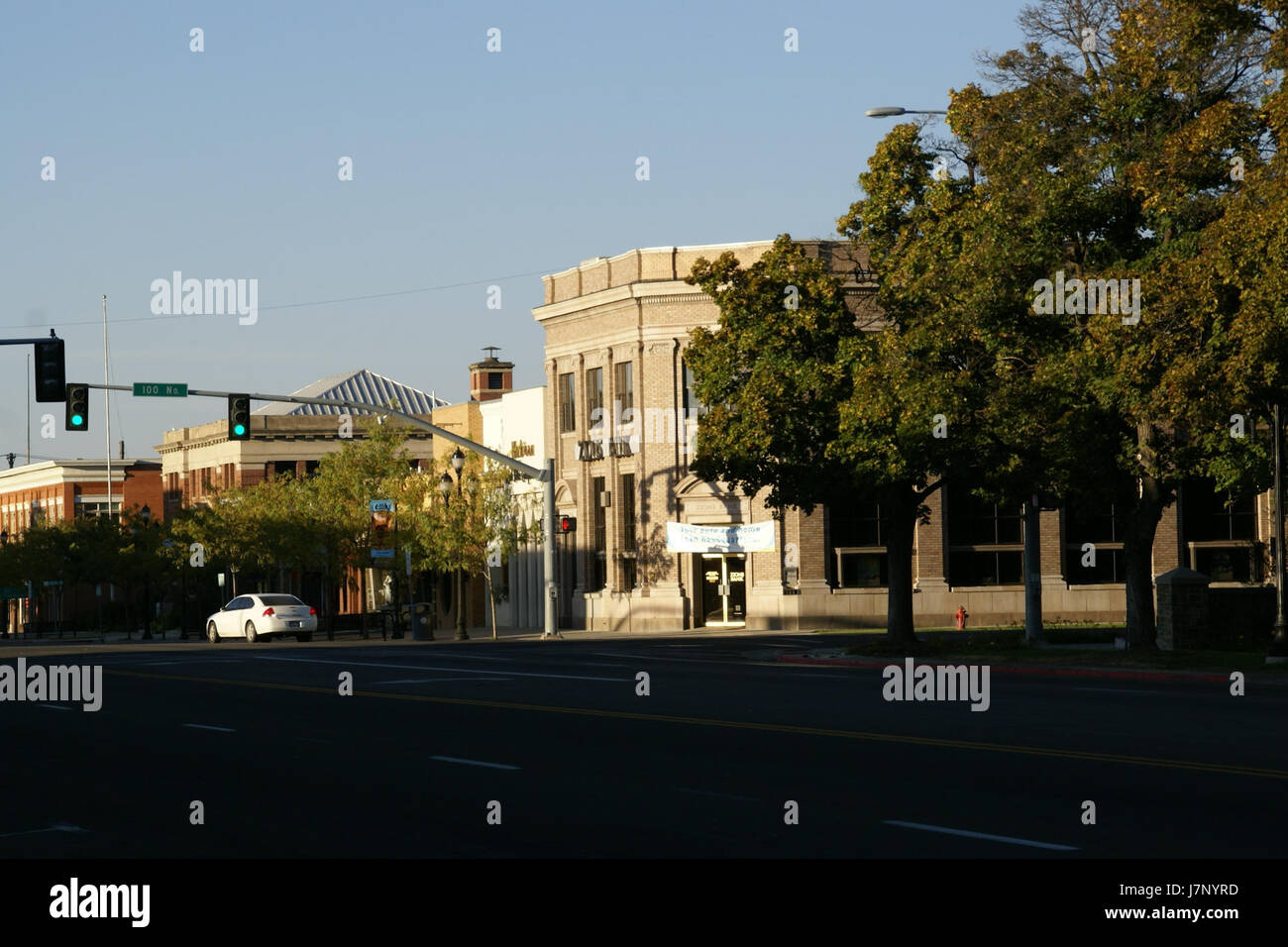 L'image ou l'événement intitulé '2012.09.30.171519' fait référence à un emplacement le long de la US route 89, près de Logan, Utah, le 30 septembre 2012. La route est une grande autoroute à travers l'État, reliant les villes clés et les villes de la région. Banque D'Images