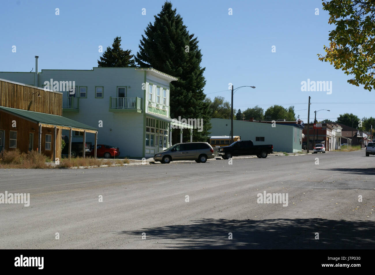 Une photographie prise le 3 octobre 2012, au 130756 E 11th Street, Ely, Nevada, montrant un moment précis dans la vie quotidienne ou le paysage de la ville. Banque D'Images