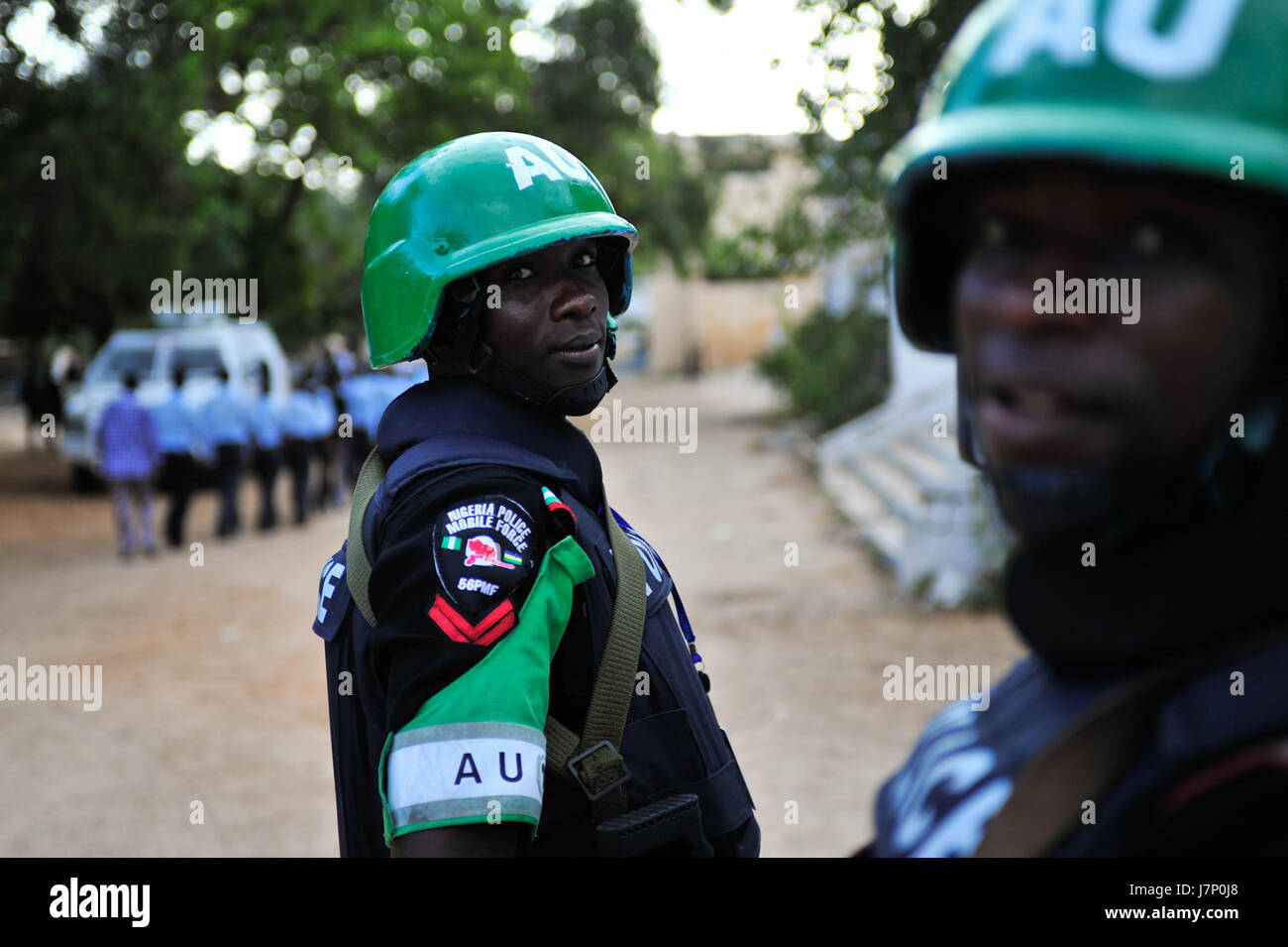 2012 1014 Police de l'AMISOM Document B (8090151323) Banque D'Images
