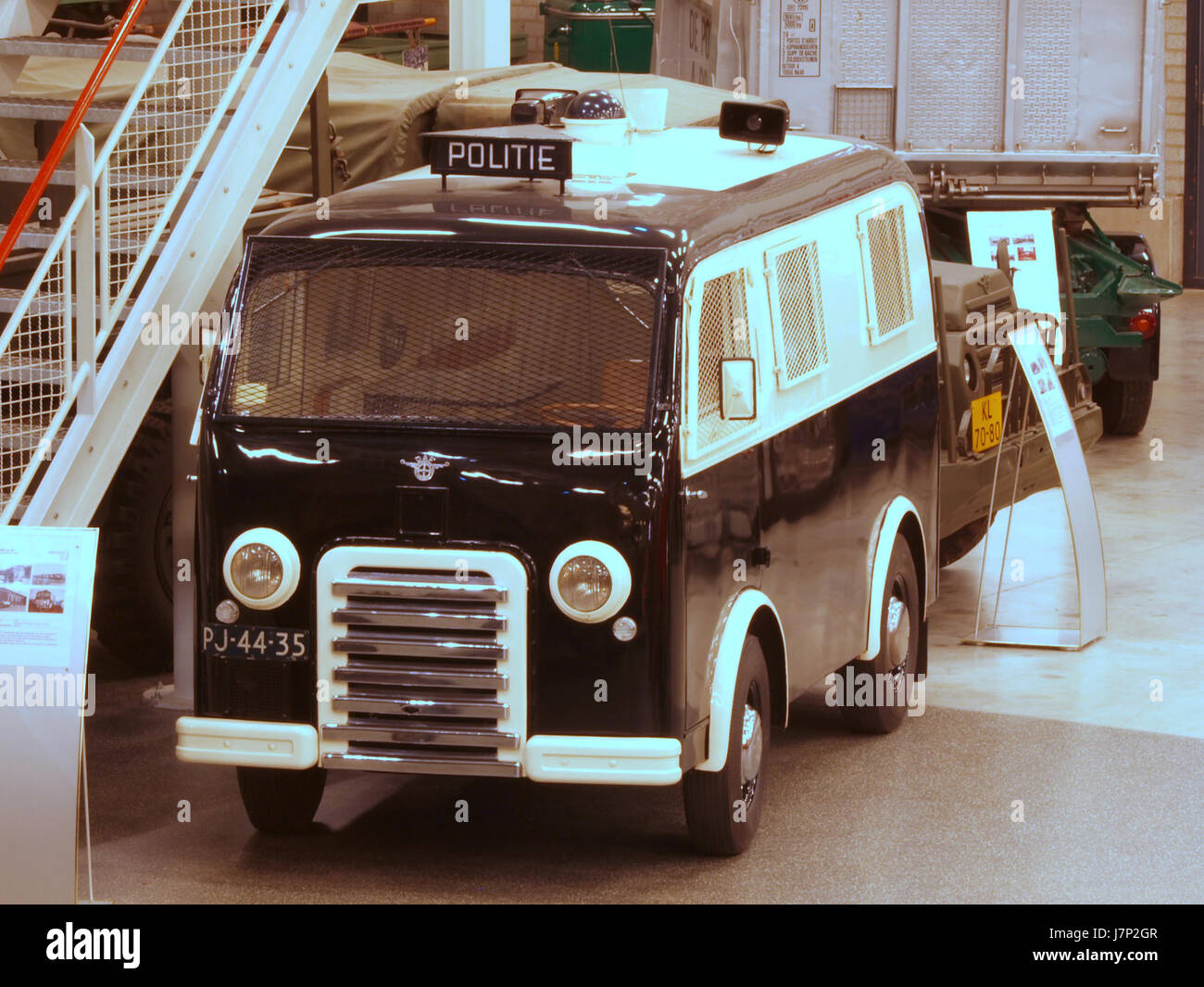 1950 DAF A10, Politie Eindhoven in het Daf Museum pic1 Banque D'Images