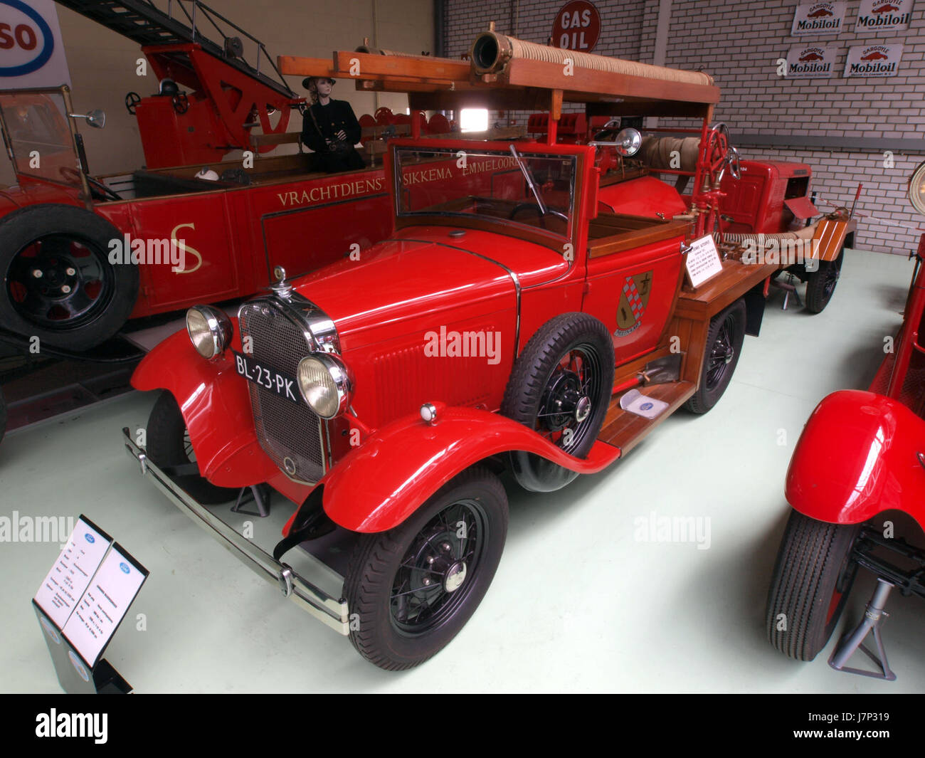 1930 Ford une brandweerwagen pic2 Banque D'Images