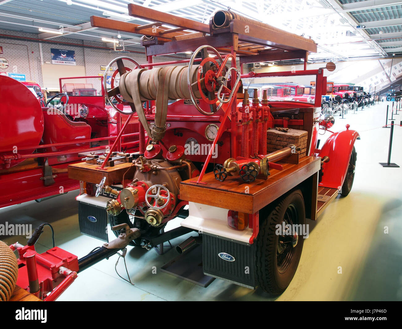 1930 Ford une brandweerwagen pic3 Banque D'Images