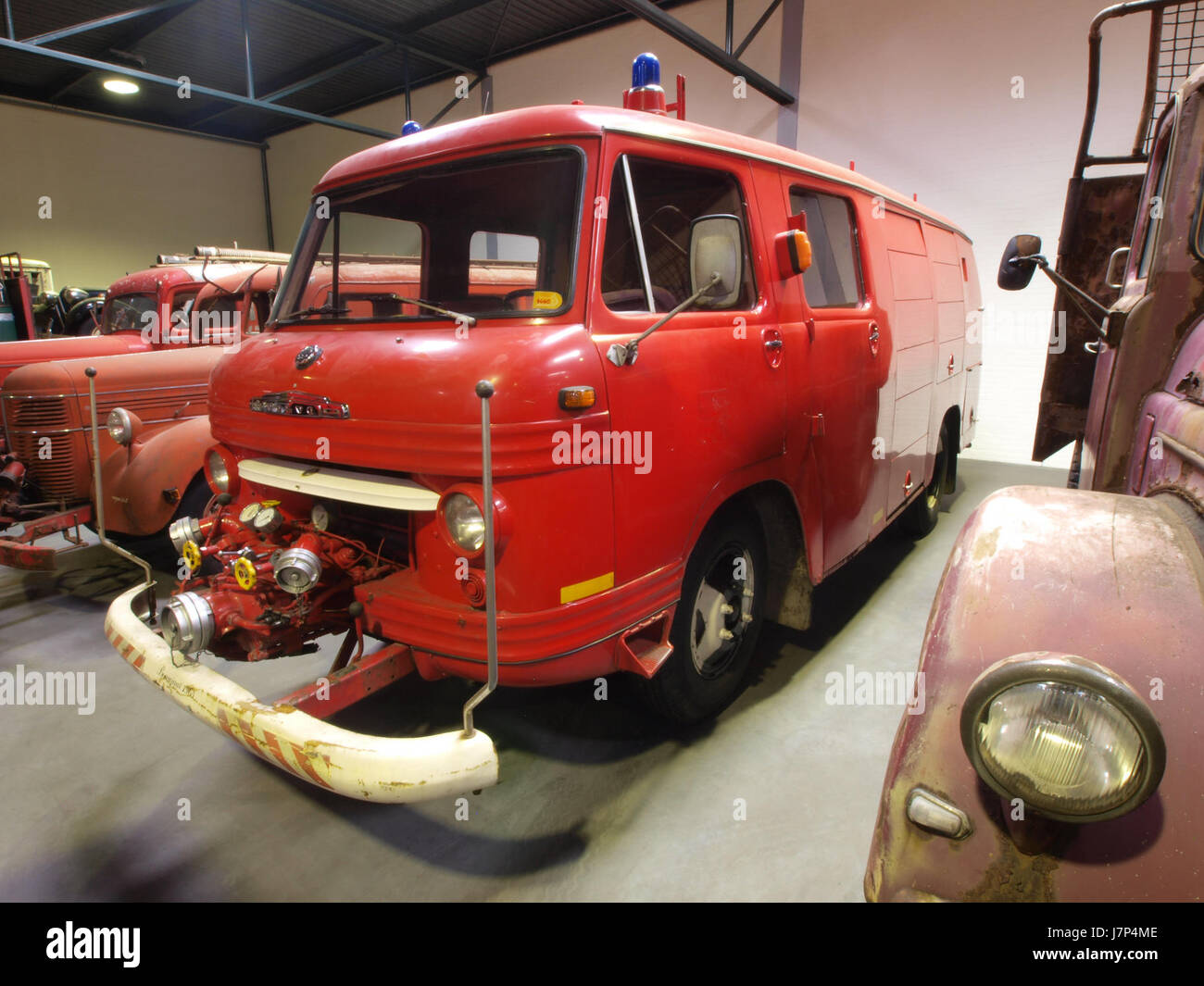 Volvo 1964 fire engine, pict1 Banque D'Images