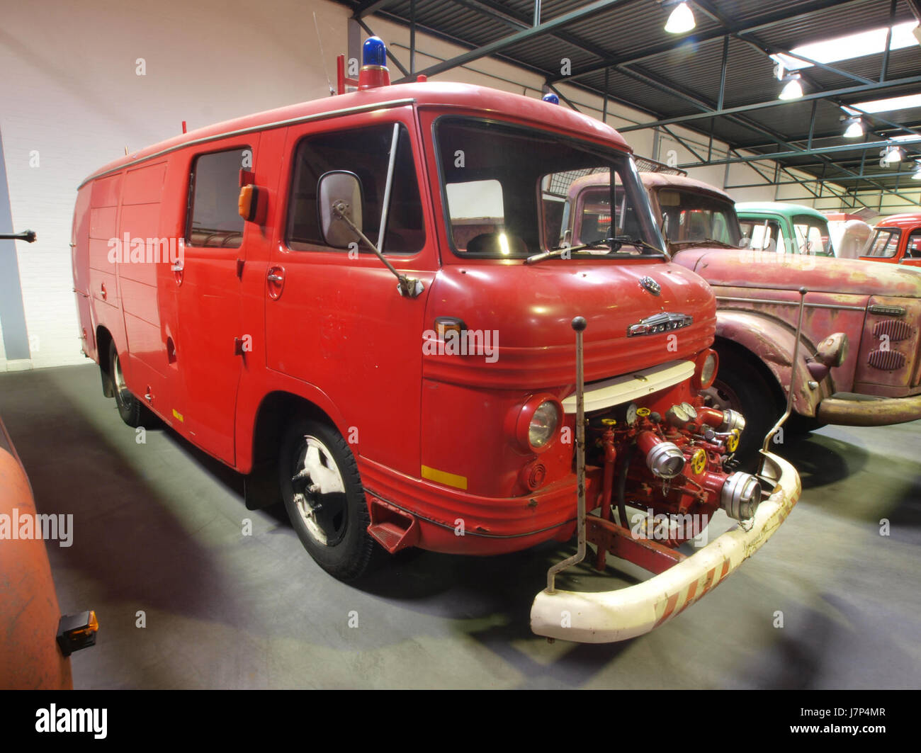 Volvo 1964 fire engine, pict3 Banque D'Images
