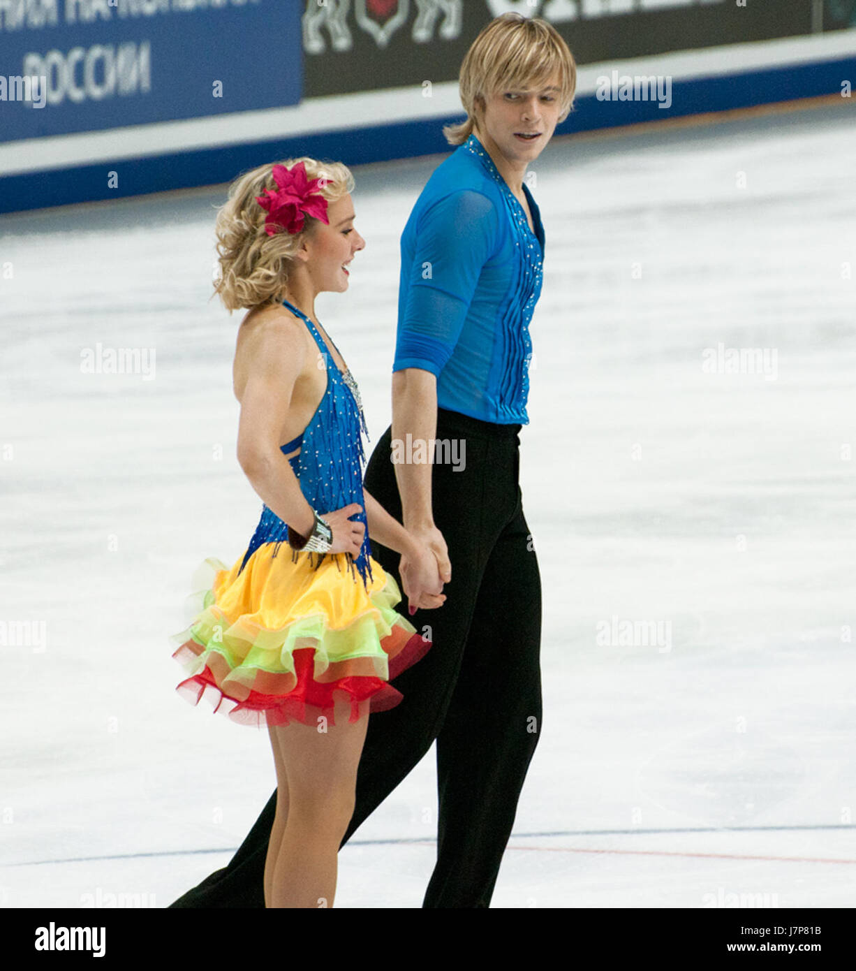 2011 Rostelecom Cup Carron&Jones 1 Banque D'Images