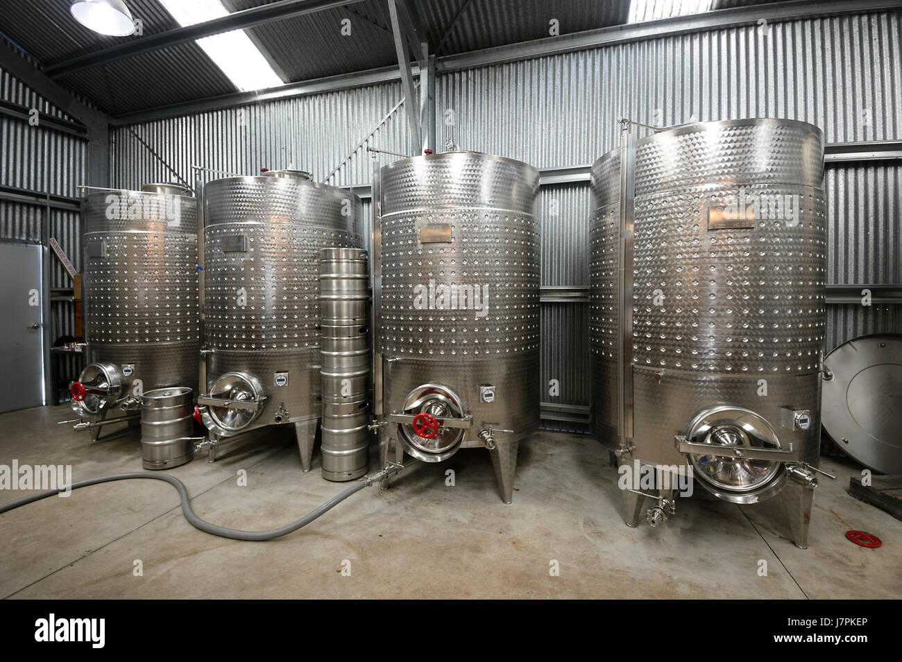 Distillerie, cuves à Joadja Joadja, Southern Highlands, New South Wales, NSW, Australie Banque D'Images