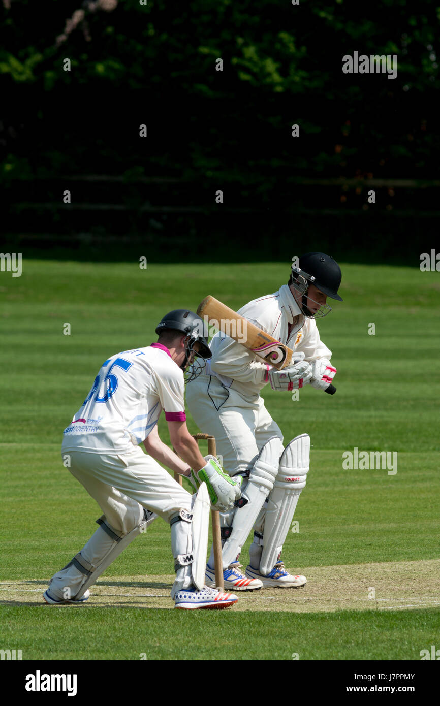 Le sport universitaire, UK - men's cricket Banque D'Images