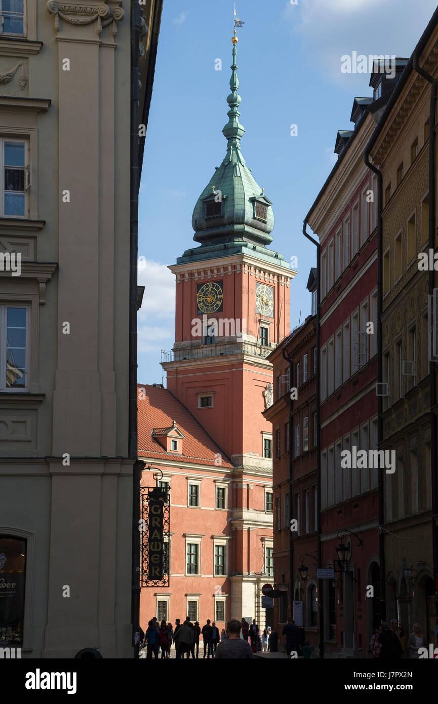 Château Royal de Varsovie Vieille Ville inscrite au Patrimoine Mondial de l'UNESCO, Varsovie, Pologne © Wojciech Strozyk / Alamy Stock Photo Banque D'Images