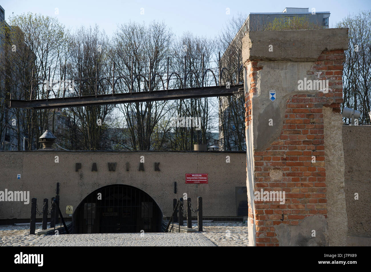 Le Musée de la prison Pawiak à Varsovie, Pologne © Wojciech Strozyk / Alamy Stock Photo Banque D'Images