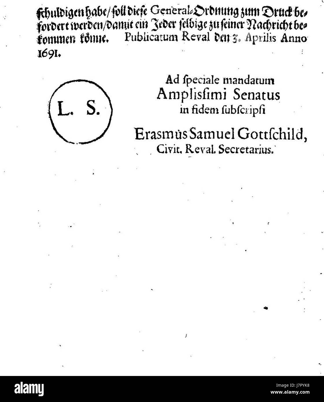 'De Kleiderordnung 1691' est un document historique qui décrit les codes vestimentaires et les règlements de la mode de la fin du XVIIe siècle en Europe, reflétant les hiérarchies sociales et les normes culturelles de l'époque. Banque D'Images