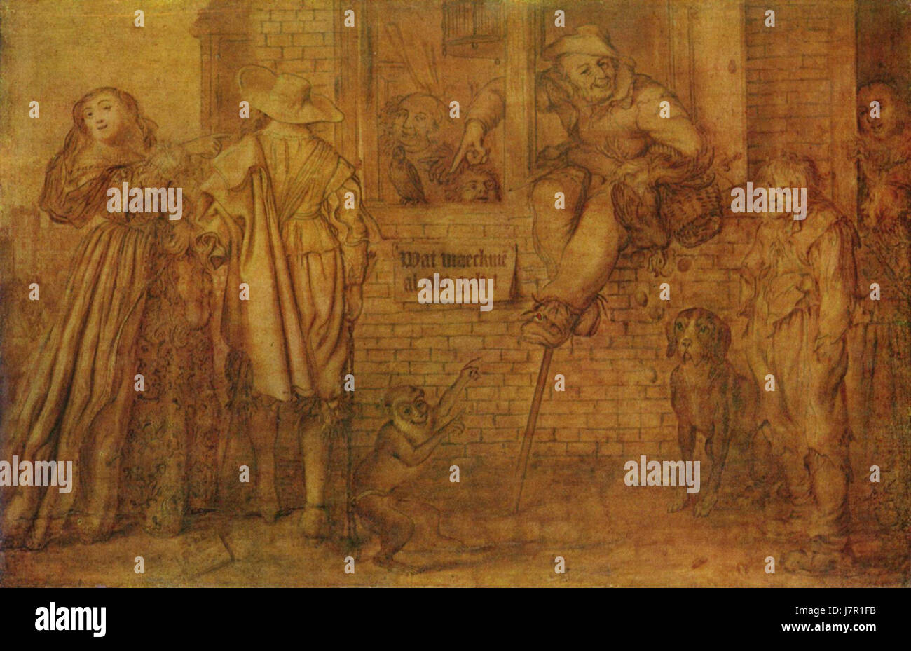 Adriaen Pietersz van de Venne 001. Banque D'Images