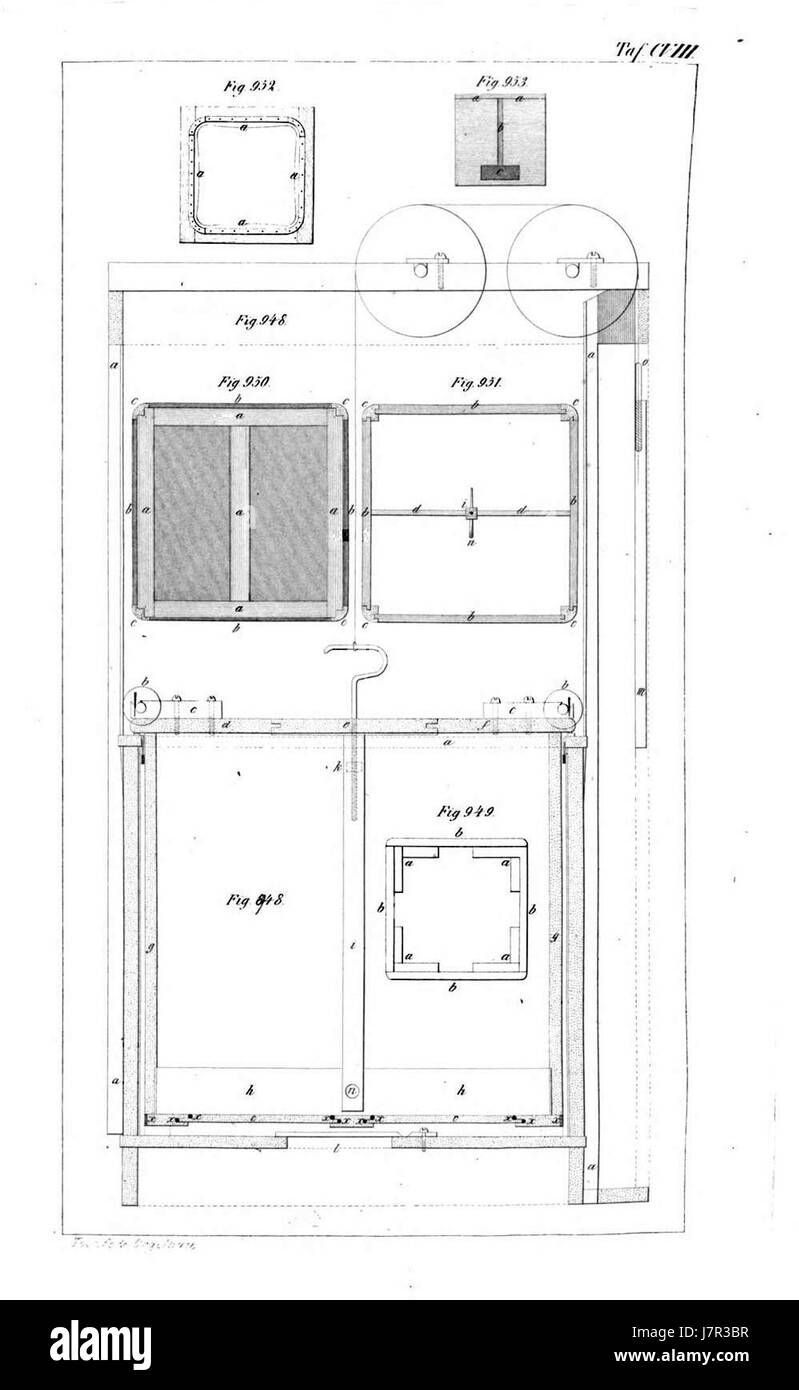 Orgelbaukunst Atlas 108 Tafel Banque D'Images