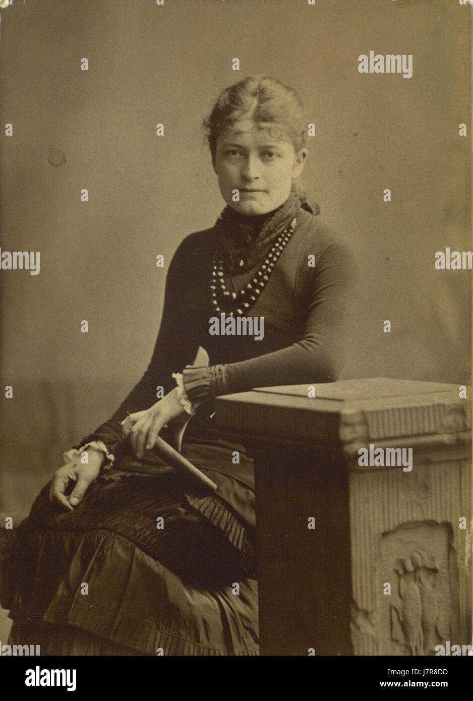 Bertha Wegmann par Georg E. Hansen, cropped Banque D'Images