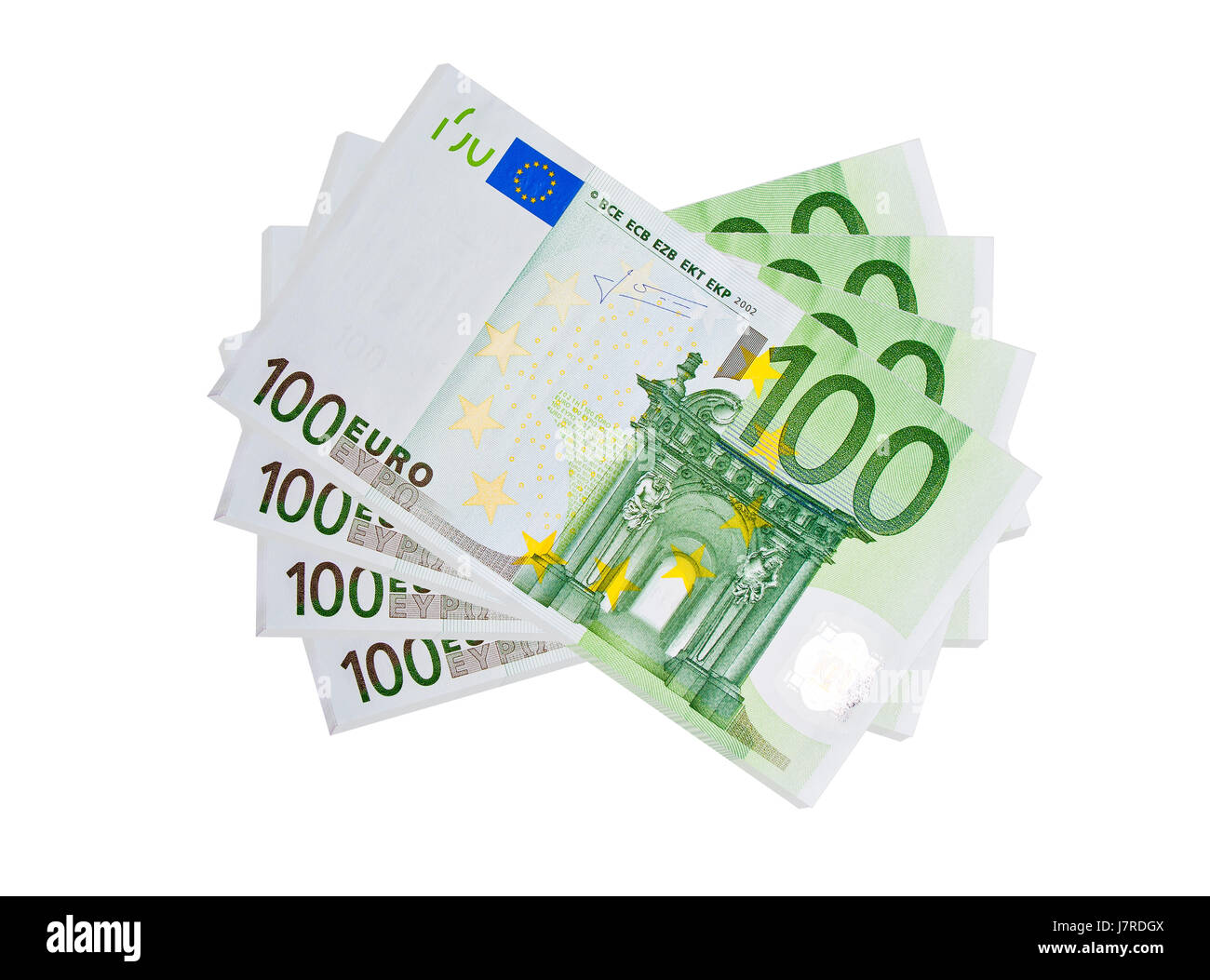 L'argent - 100 euro Banque D'Images