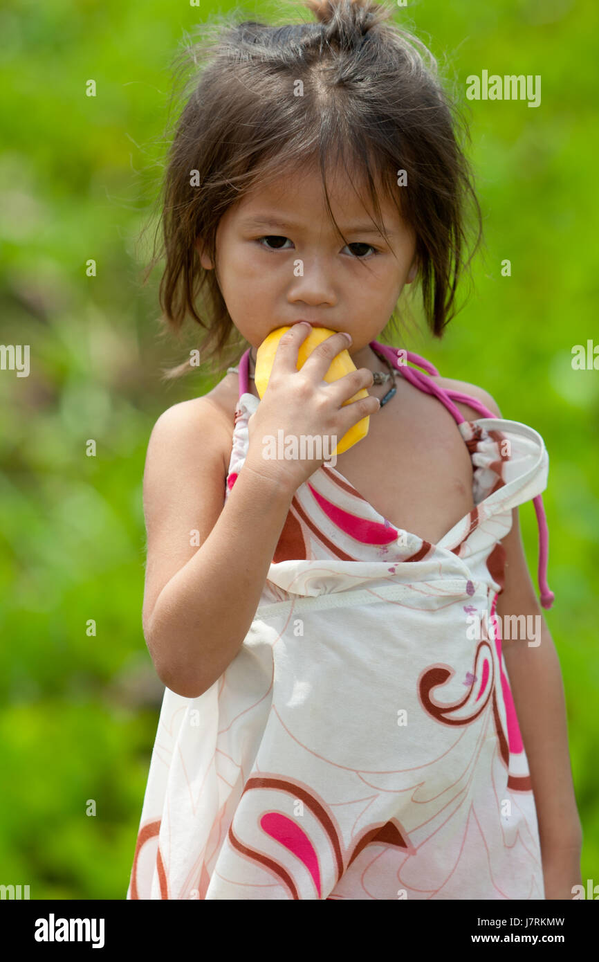 Portrait enfant fille filles Asie Asie féminin de l'être humain personne portrait Banque D'Images