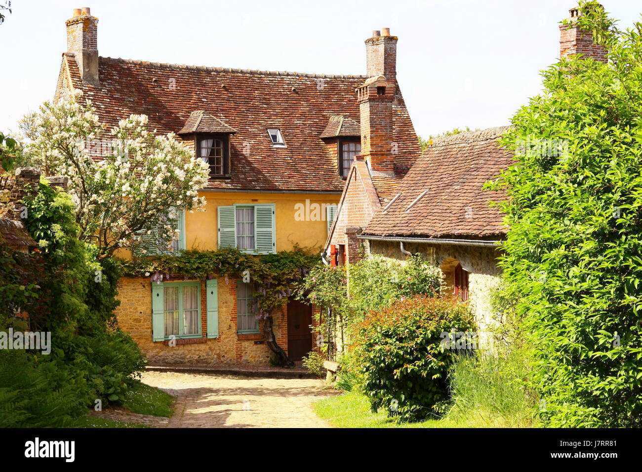 Billet d'architecture et bâtiments maisons historiques ville ville Maison de vacances locations Banque D'Images