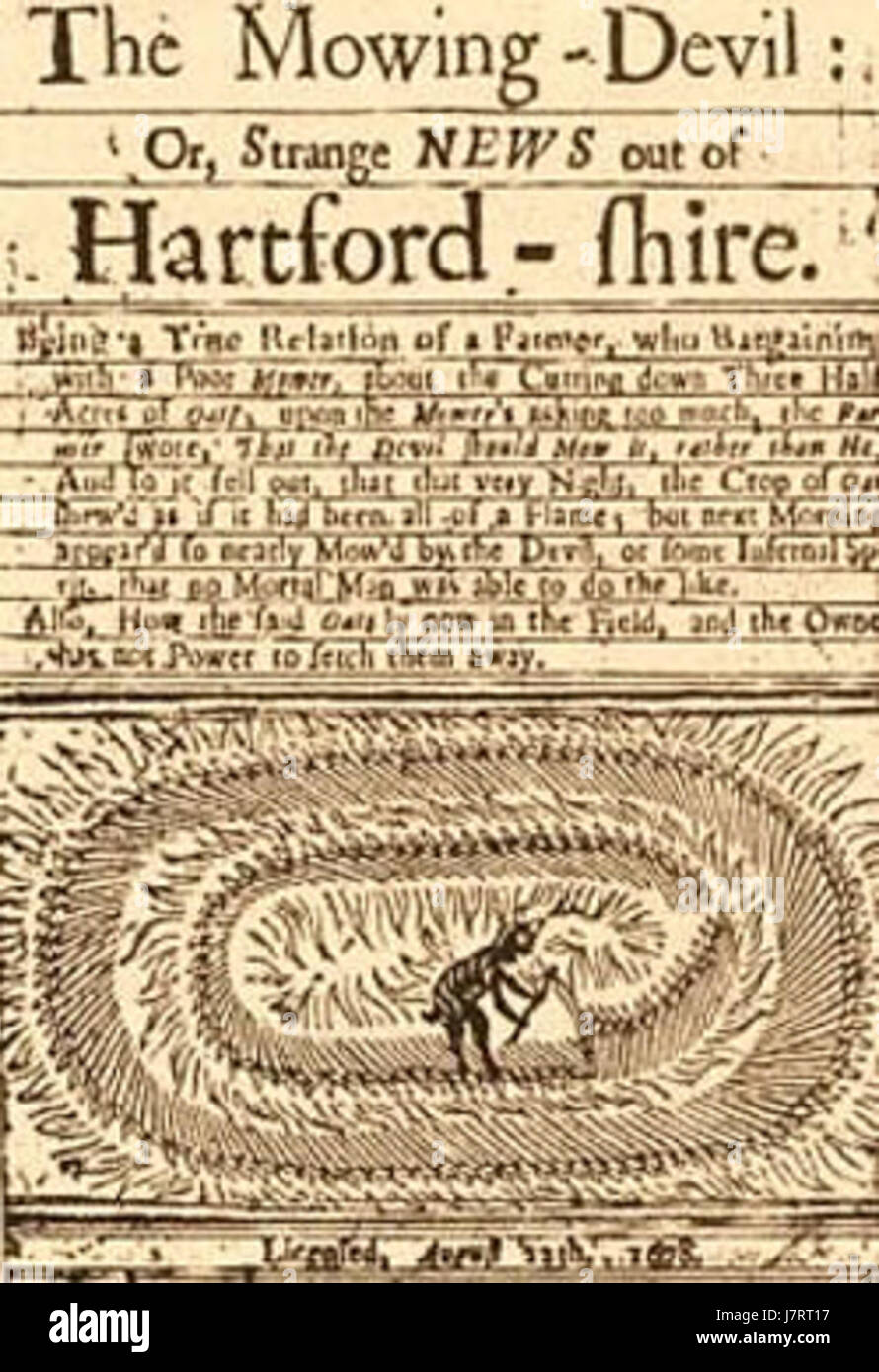 Le '509kornsirkel' se réfère probablement à un crop circle spécifique, qui est un modèle créé dans les champs de culture, souvent débattu en termes d'origine et d'interprétation. Banque D'Images