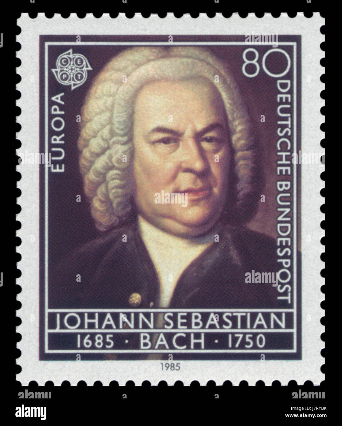 DBP 1985 1249 Johann Sebastian Bach Banque D'Images