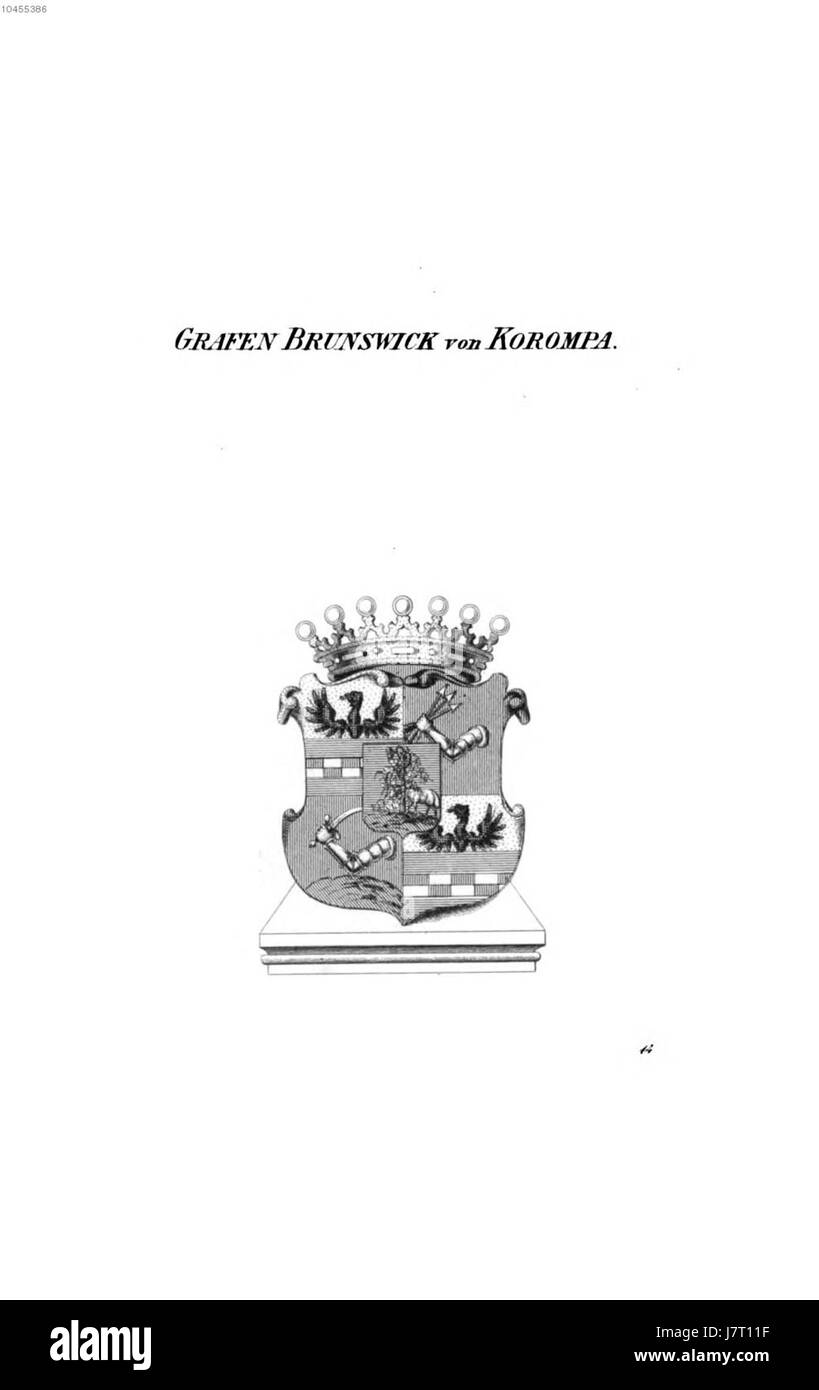 Brunswick von Korompa Tyroff HA fait référence à un individu, lieu ou référence historique notable associé au nom, potentiellement lié à l'histoire allemande, à la culture ou à un événement historique. Banque D'Images