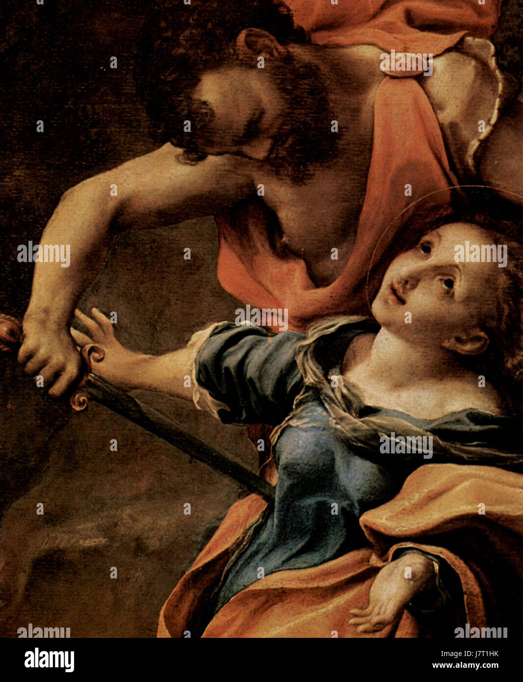 *Correggio 053* fait référence à une œuvre de l'artiste italien de la Renaissance Antonio da Correggio. L’artiste, réputé pour son utilisation de la lumière et de l’ombre, peint des œuvres caractérisées par la douceur, le mouvement et l’éclairage dramatique. Cette pièce représente la maîtrise du chiaroscuro par Correggio et sa contribution à la Renaissance Banque D'Images