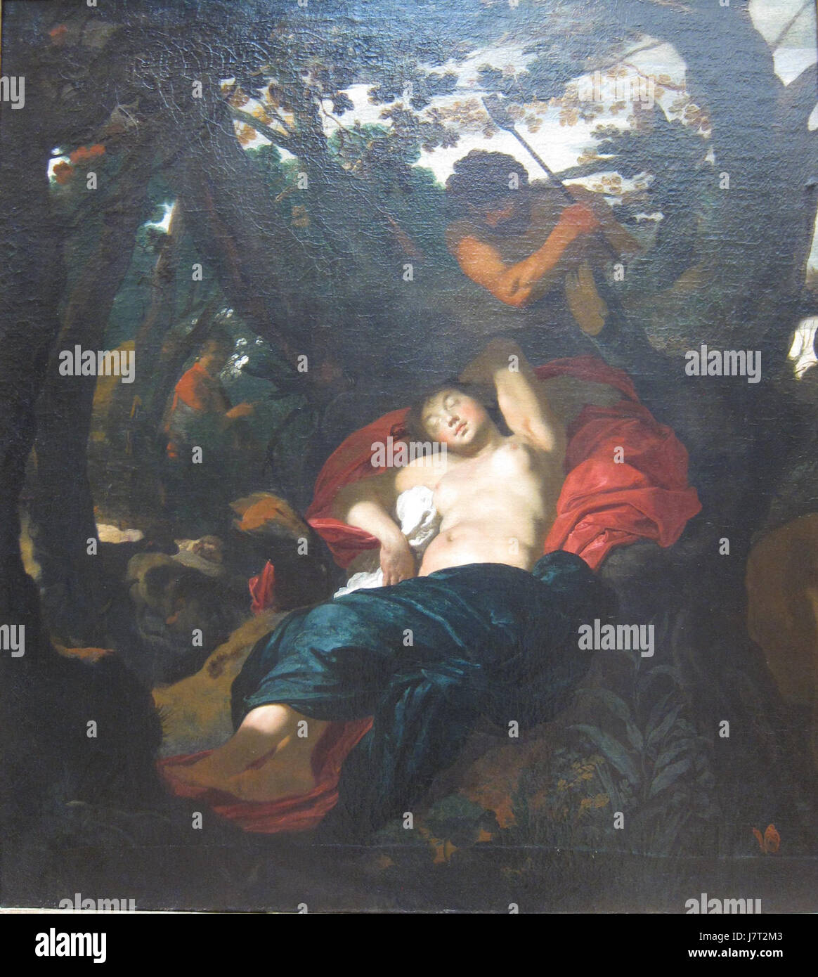 Nymphe et 'Berger' par Johann Liss, c. 1625, huile sur toile Banque D'Images