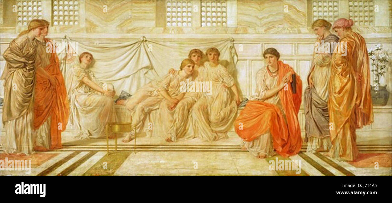 Albert Joseph Moore La Sulamite 1864 Banque D'Images