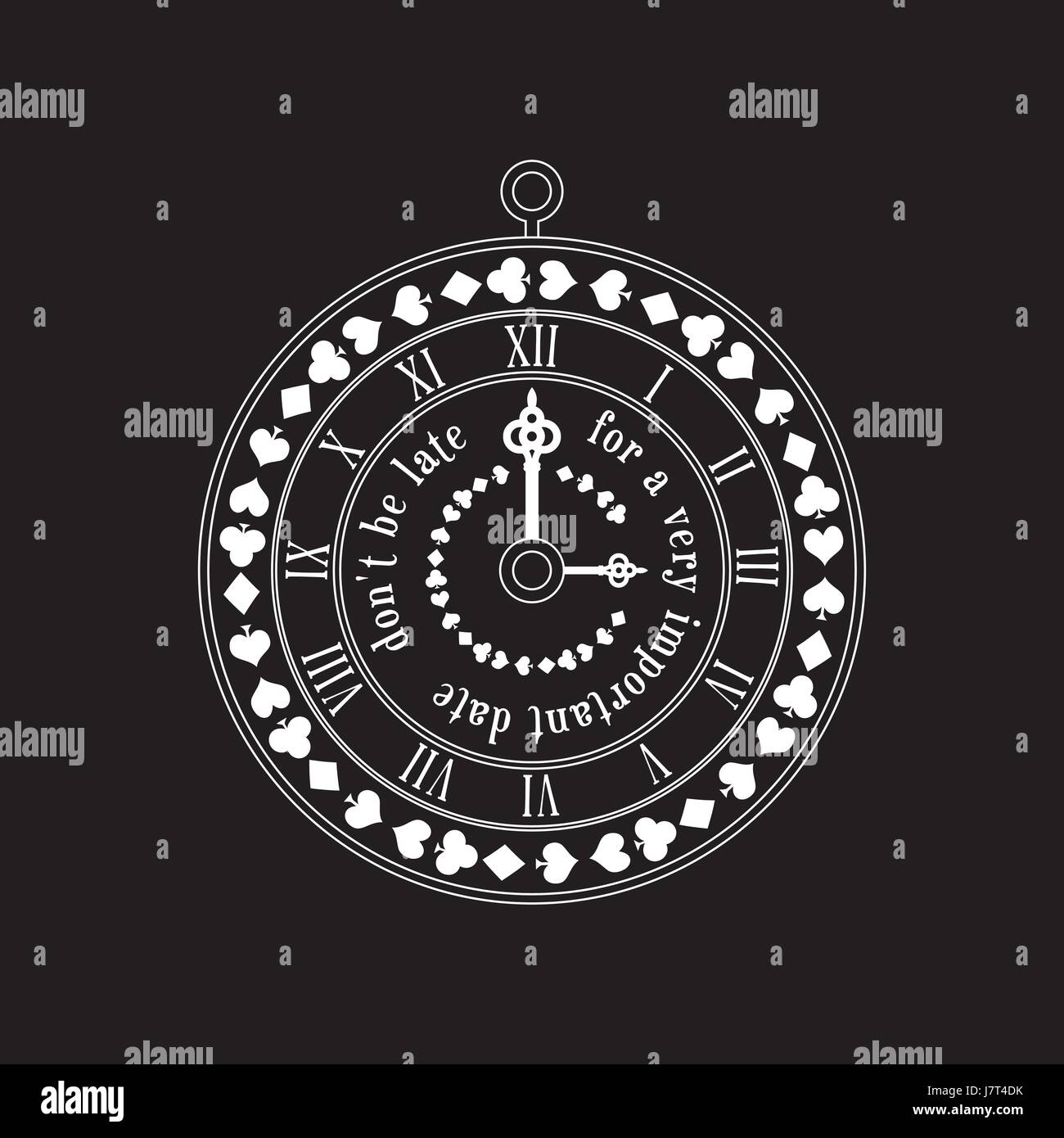 Alice Au Pays Des Merveilles Circle Label Etiquette Vintage Avec Des Cartes A Jouer Cle Et Votre Devis Invitation Vecteur Autocollant Wonderland Vecteur Image Vectorielle Stock Alamy