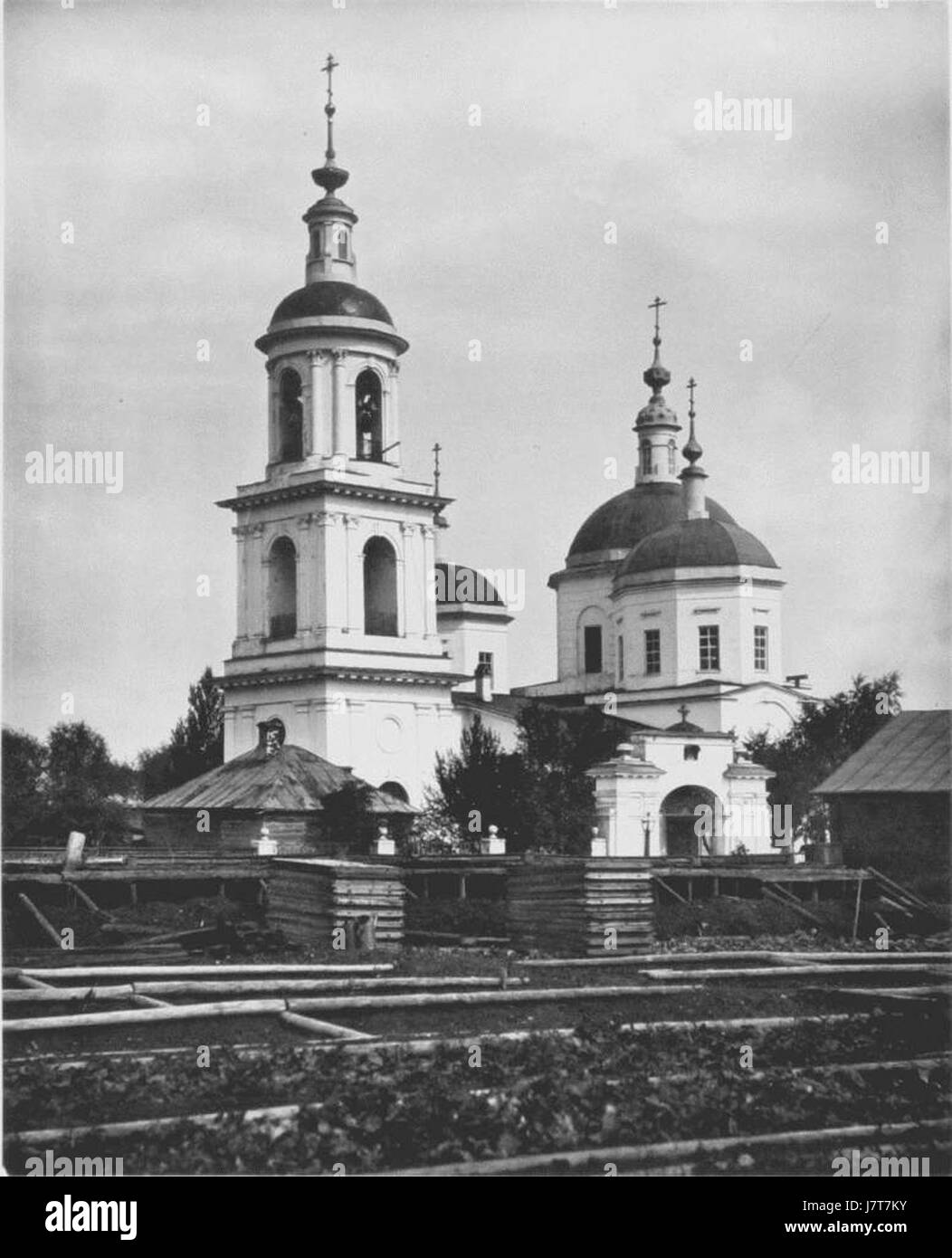 Église de la Theotokos de Tikhvin dans Suschyovo 00 Banque D'Images