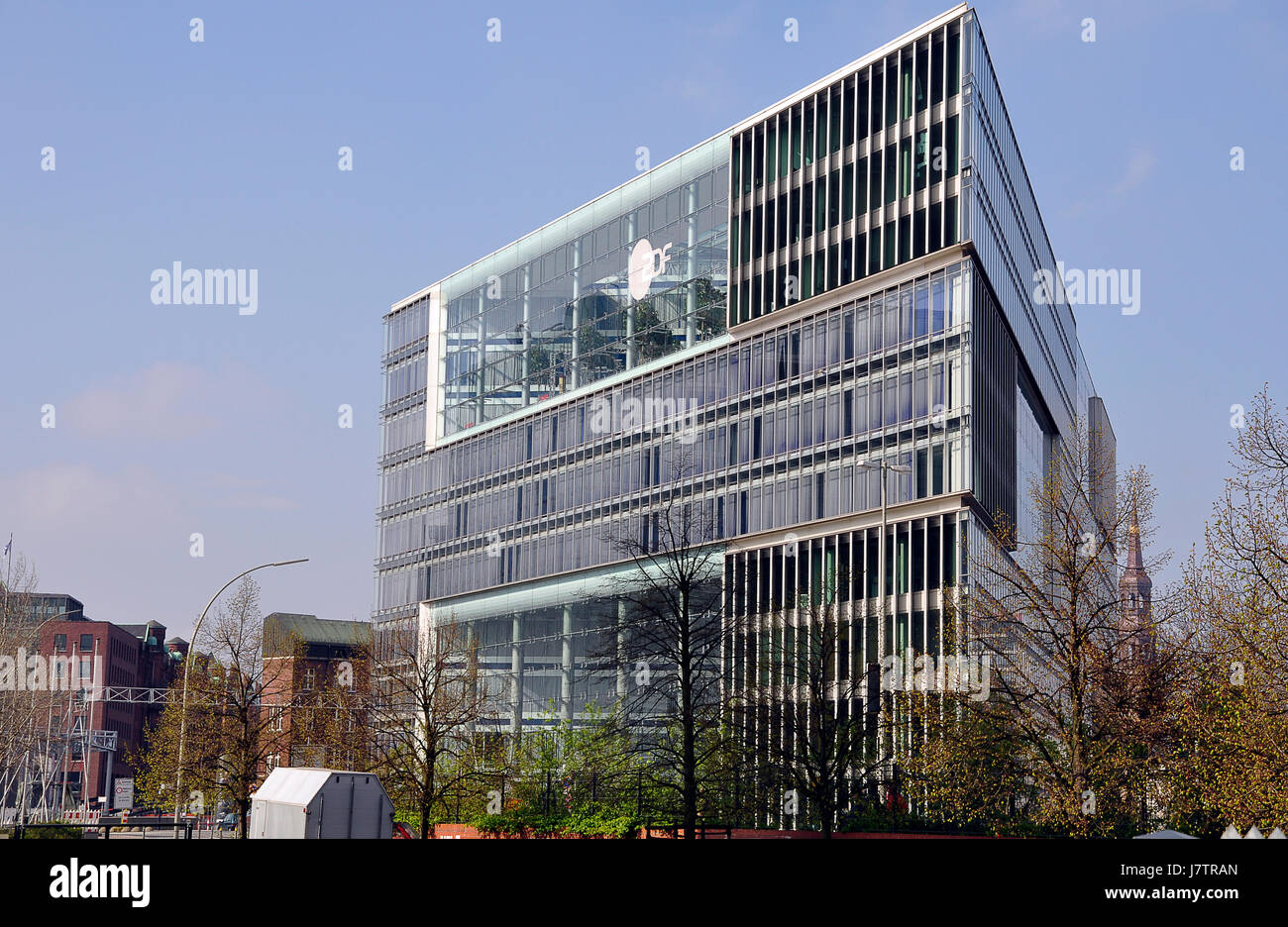 bâtiment de la ZDF Banque D'Images