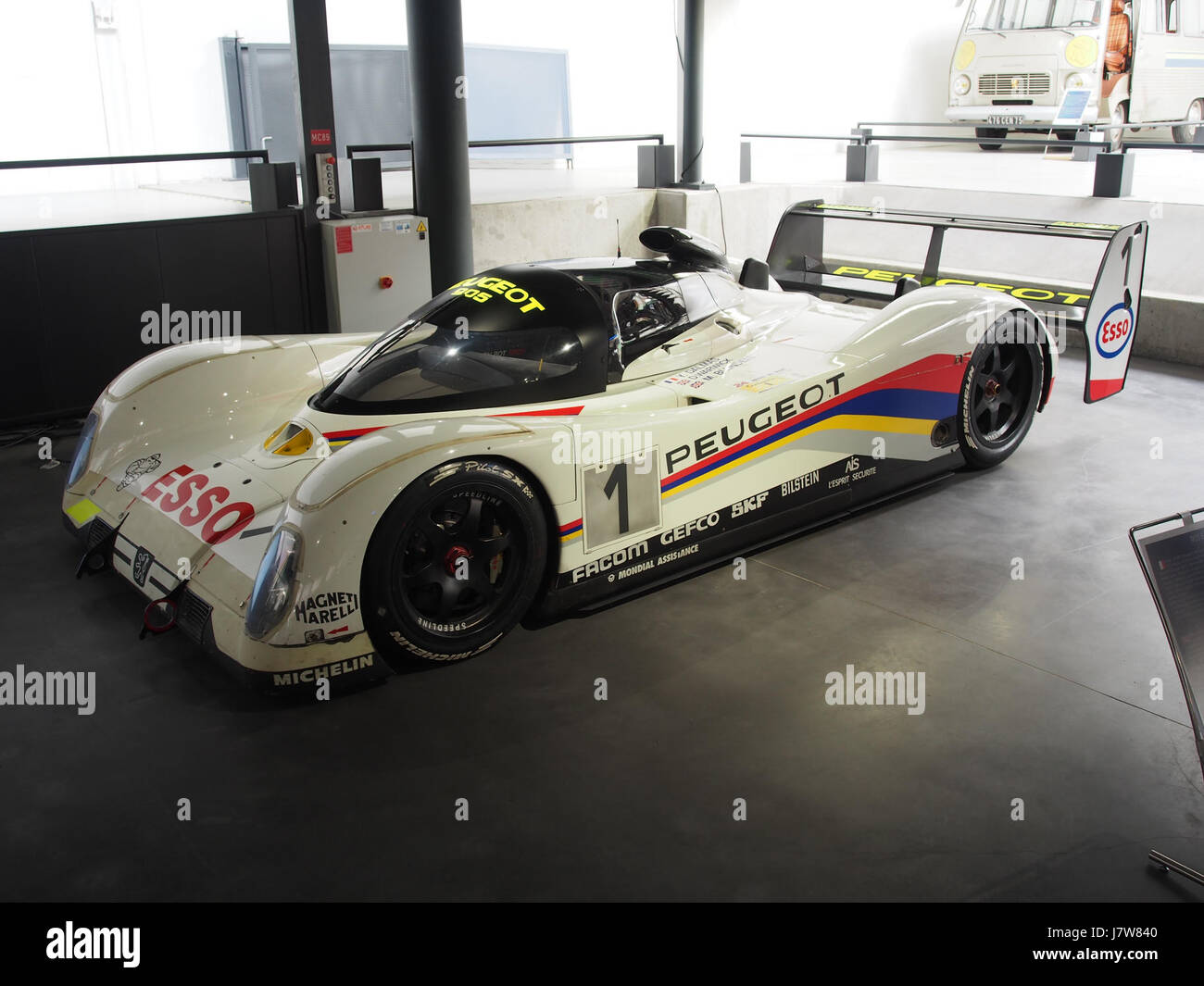 1992 Peugeot 905 Evolution 1.7 Le mans winner, entraîné par Yannick Dalmas, Derek Warwick et Mark Blundell photo 7 Banque D'Images